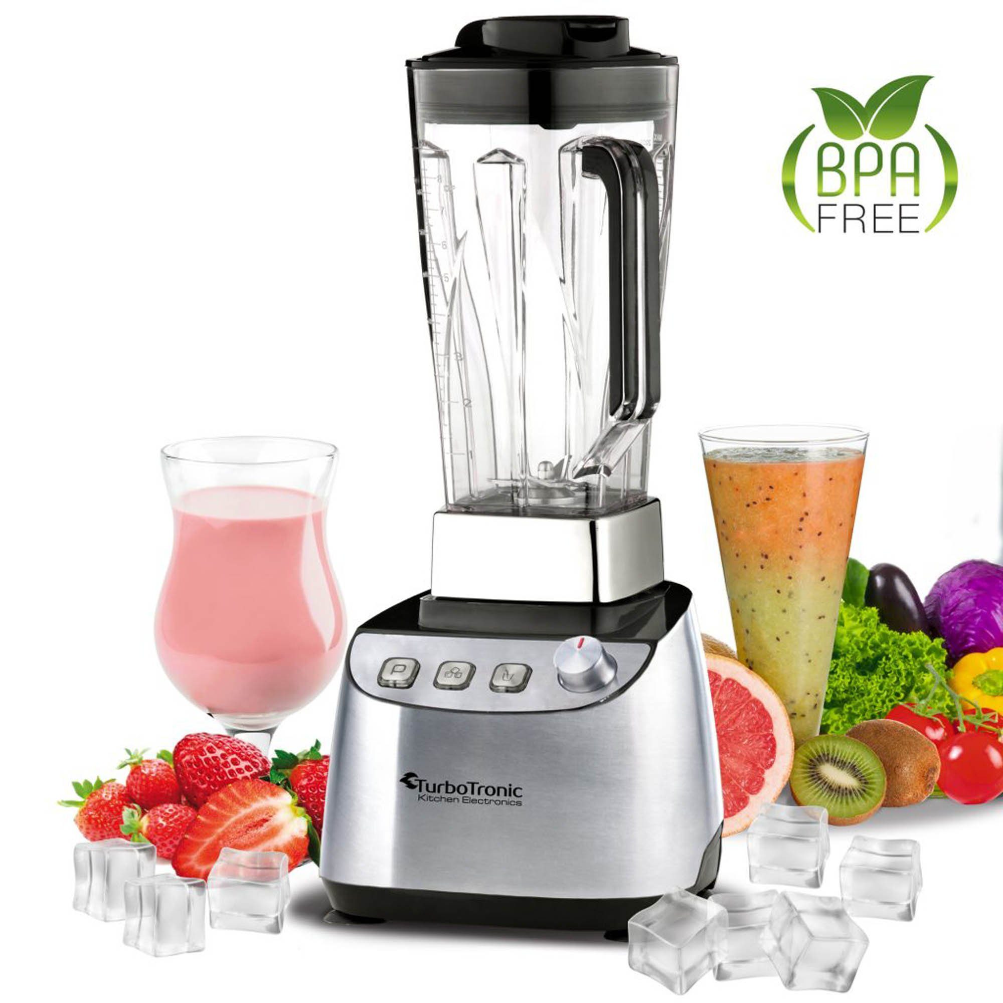 TurboTronic by ZLine Standmixer 1500W Hochleistungsmixer 28000 U/min