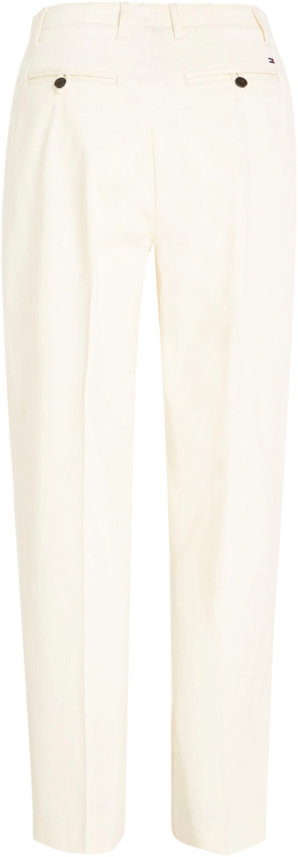 CHINO Hilfiger Tommy PANT STRAIGHT mit Chinohose Logostickerei RELAXED