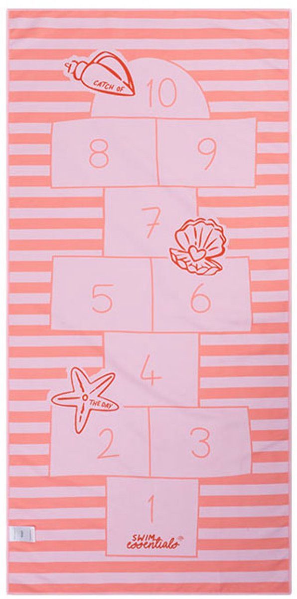 Swim Essentials Strandtücher Strandlaken Strandtuch Meerjungfrau Muster 135 x 65 cm, Badetuch Handtuch