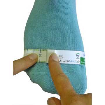Zentimetrix Schuhlöffel & Mess-Set für Kinderfüße (4-tlg), Ganz einfach Länge, Breite & Umfang der Füße messen, WMS-System