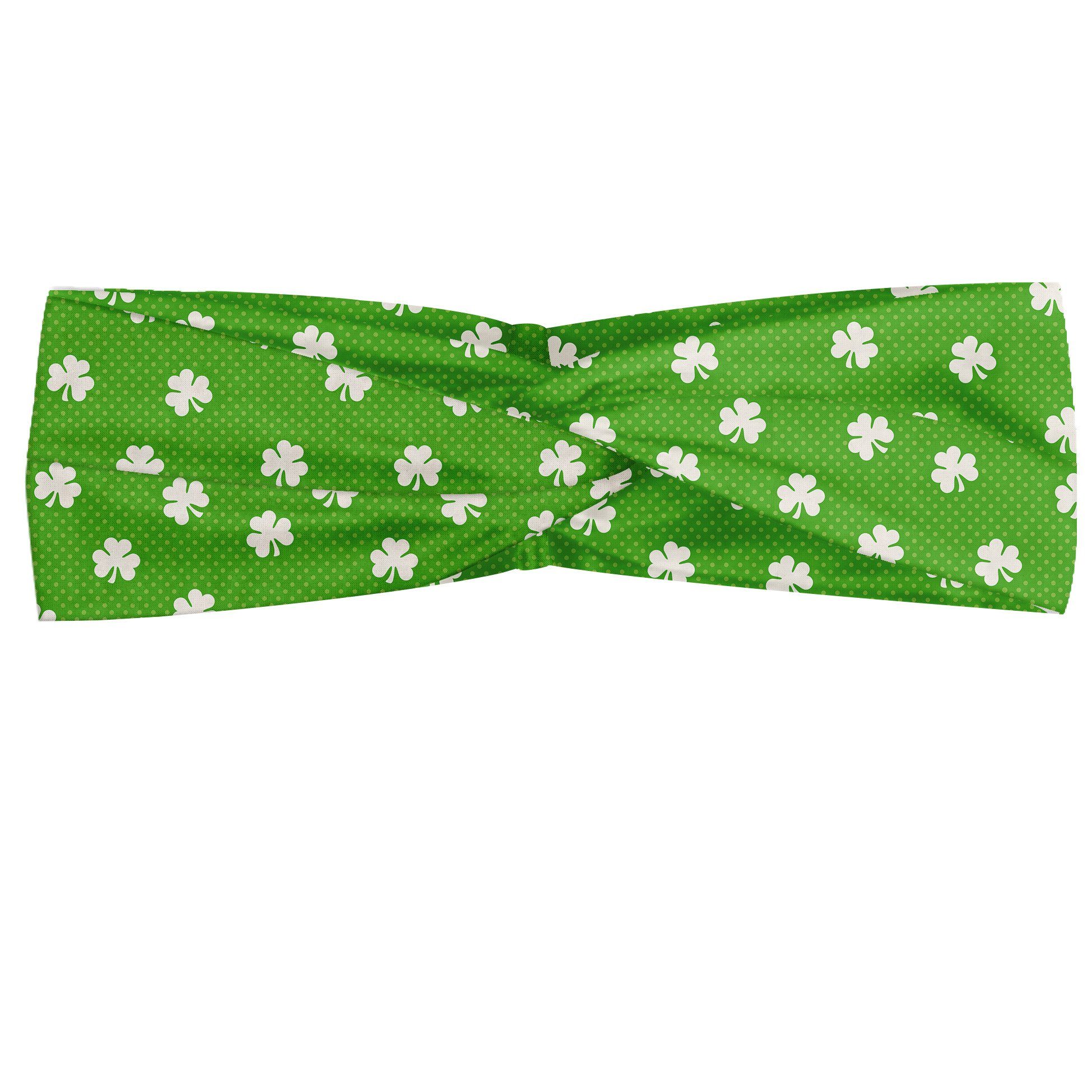 Elastisch alltags und und Angenehme Stirnband accessories Shamrocks irisch Tupfen Abakuhaus