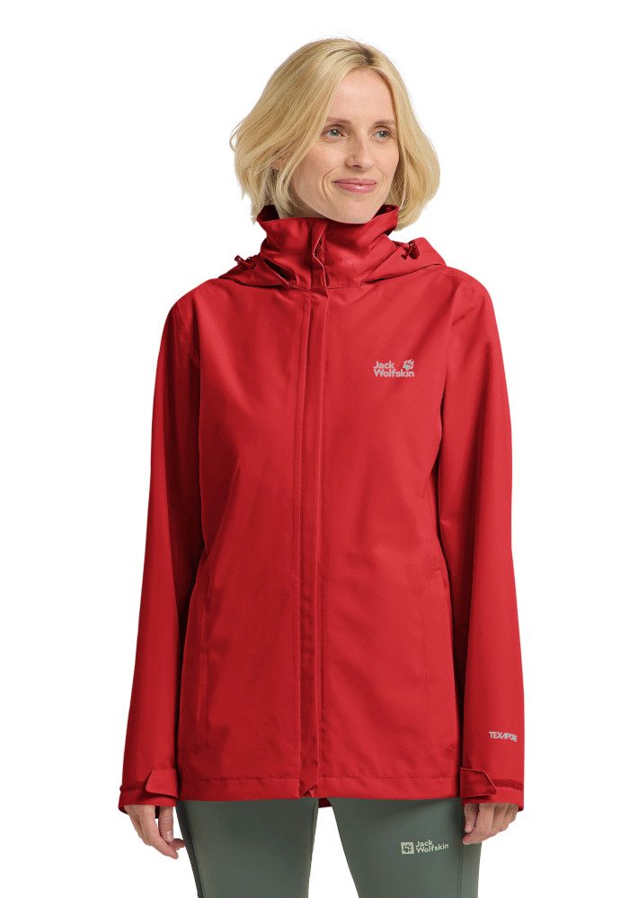 Jack Wolfskin Funktionsjacke TRAILTIME 2L JKT W Wetterschutzjacke, wasser-und winddicht, atmungsaktiv