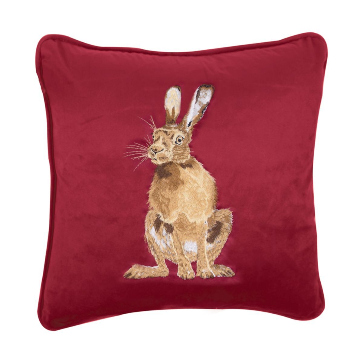 Wrendale Dekokissen Wrendale Designs besticktes Kissen Hase Golden Hour
