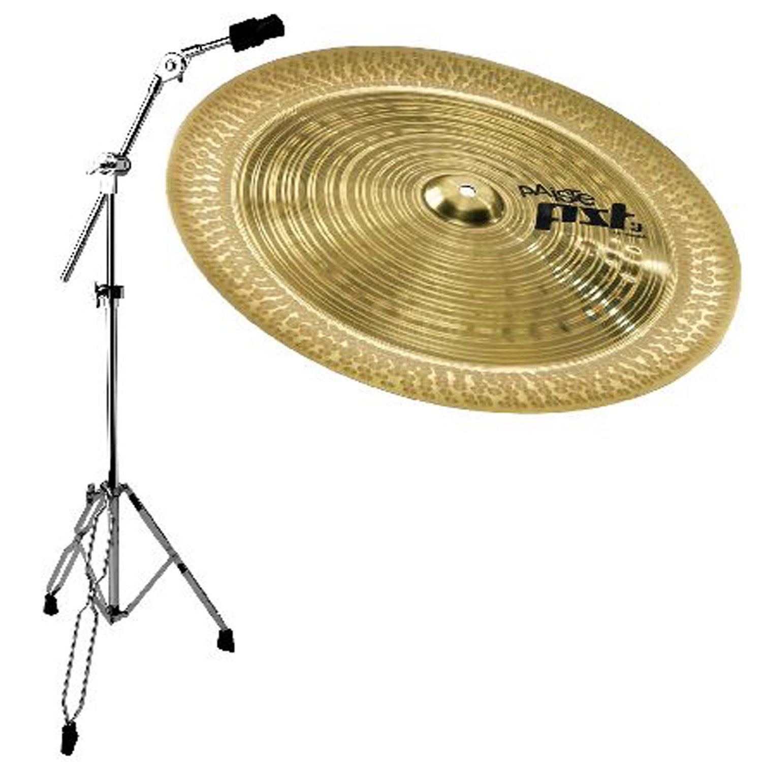 Paiste Schlagzeug Paiste PST3 China 18 mit Galgenbeckenständer,China Becken mit Ständer , China Becken mit Ständer , vielseitig