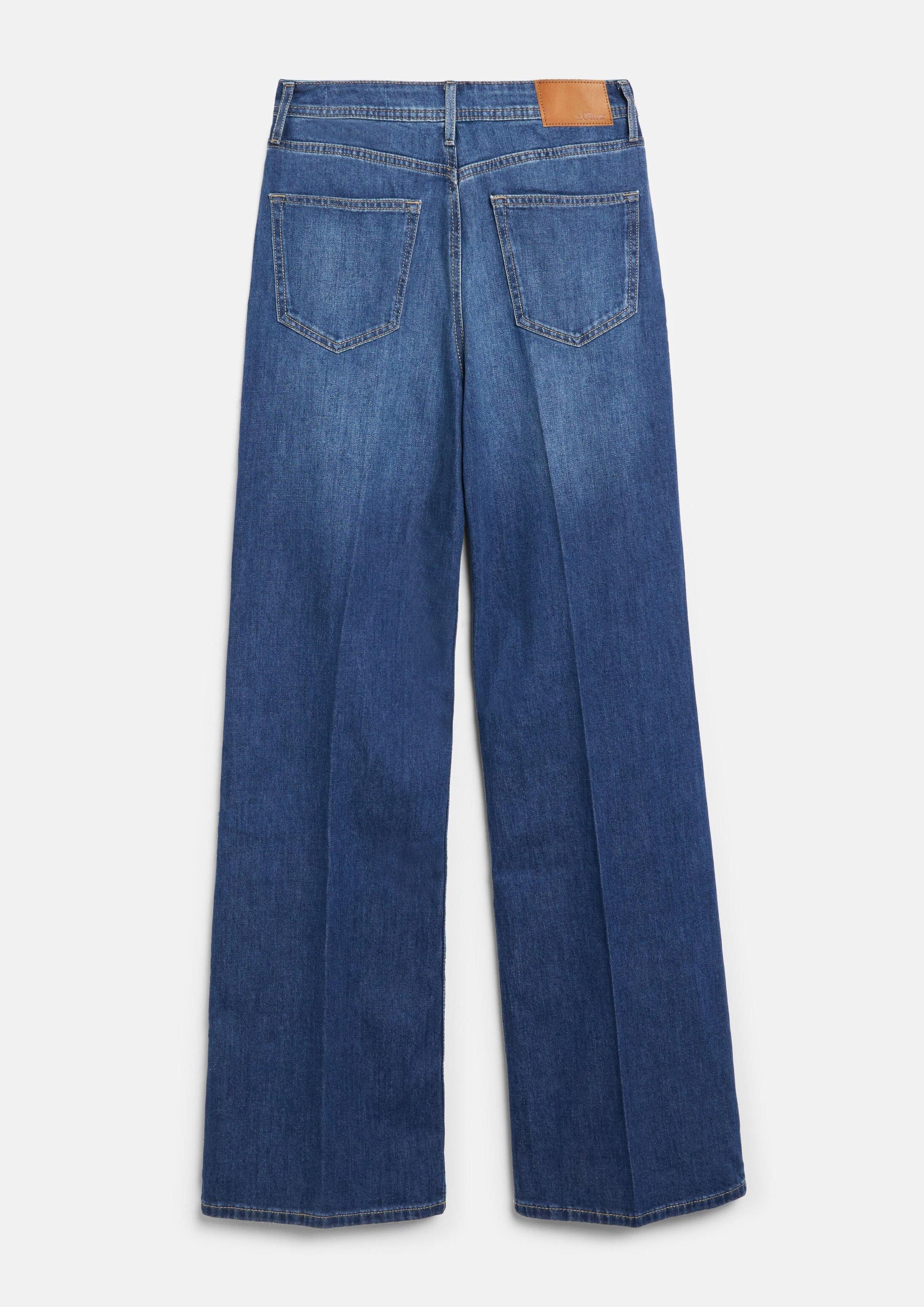 s.Oliver Weite Jeans Jeans-Hose SURI Jeans Suri / Regular Fit / High Rise / Wide Leg