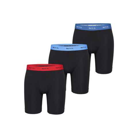 Phil & Co. Langer Boxer Jersey Long Boxer (3-St) Retro-Boxer Retro-shorts unterhose