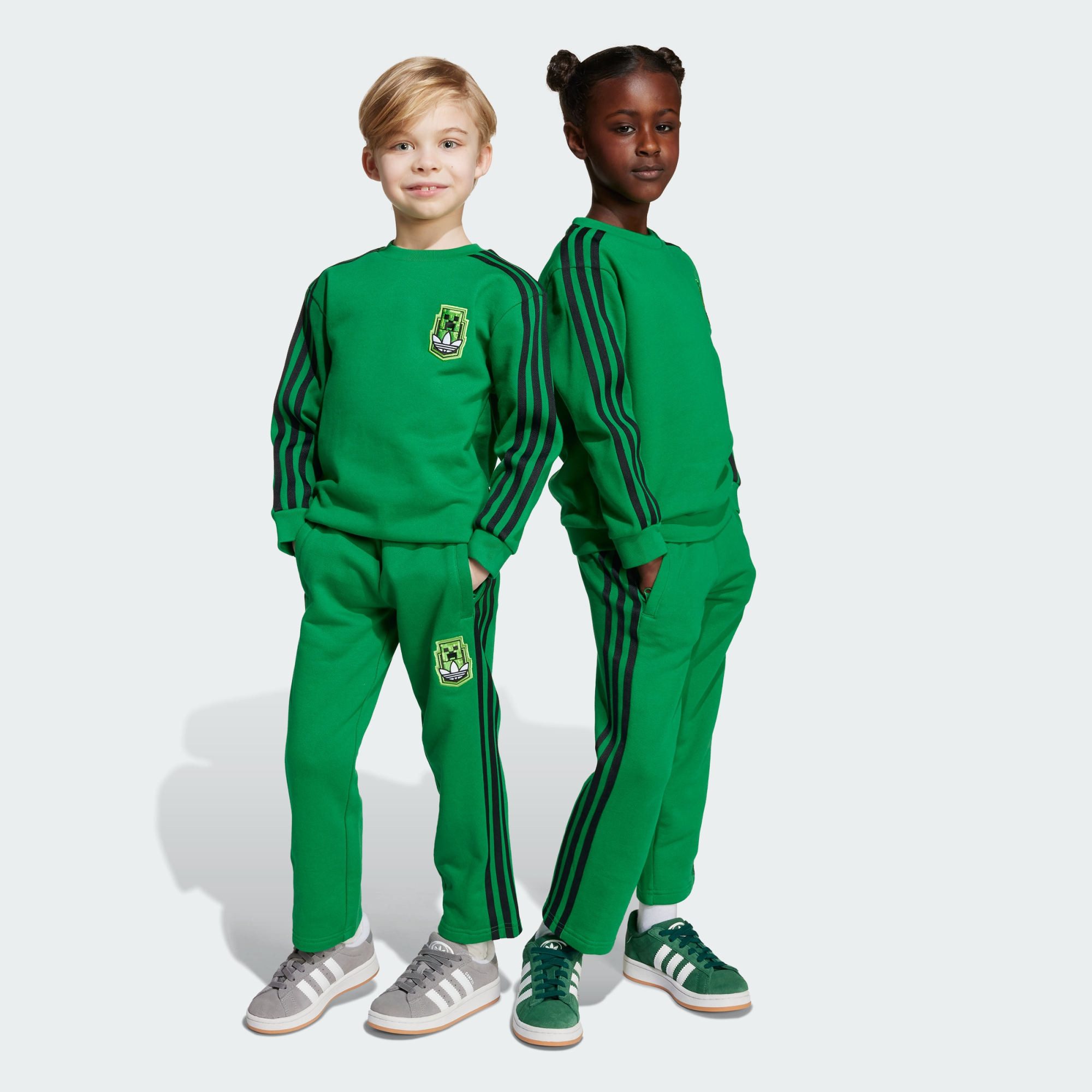 adidas Originals Hausanzug ADIDAS ORIGINALS X MINECRAFT CREW SET FÜR KINDER (1 tlg)