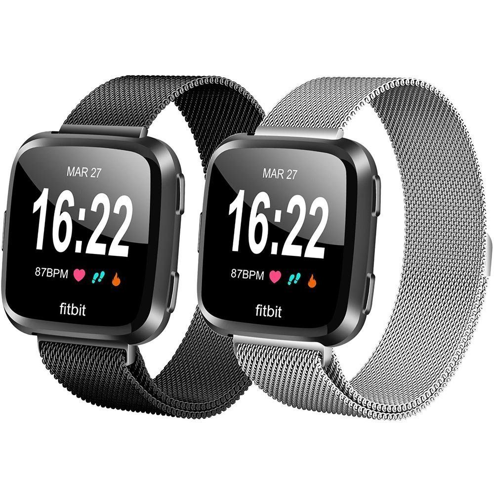 Versa für Fitbit /Lite/ Smartwatch-Armband, SE/Schwarz / Uhrenarmband Versa 2 Diida Uhrenarmbänder,