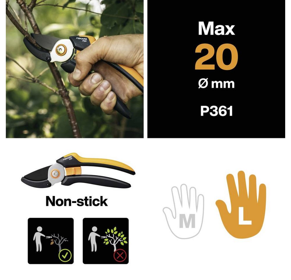 Thumbnail - Fiskars Gartenschere Solid™ L Amboss-Gartenschere P361