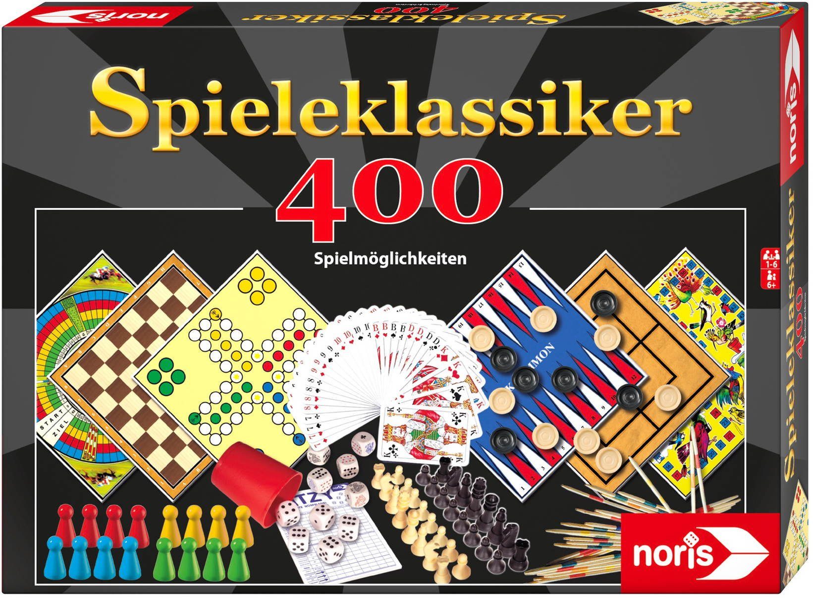 Noris Spiel Spielesammlung Spieleklassiker 200 Möglichkeiten 606111688 von Noris