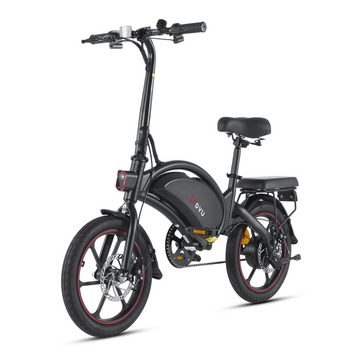 ombar E-Bike 16 Zoll E-Bike Cityrad für Damen Herren, 250W Faltbar E-Citybikes, (1 tlg., mit Akku-Ladegerät), Elektrofahrräder mit 36V 10Ah Akku