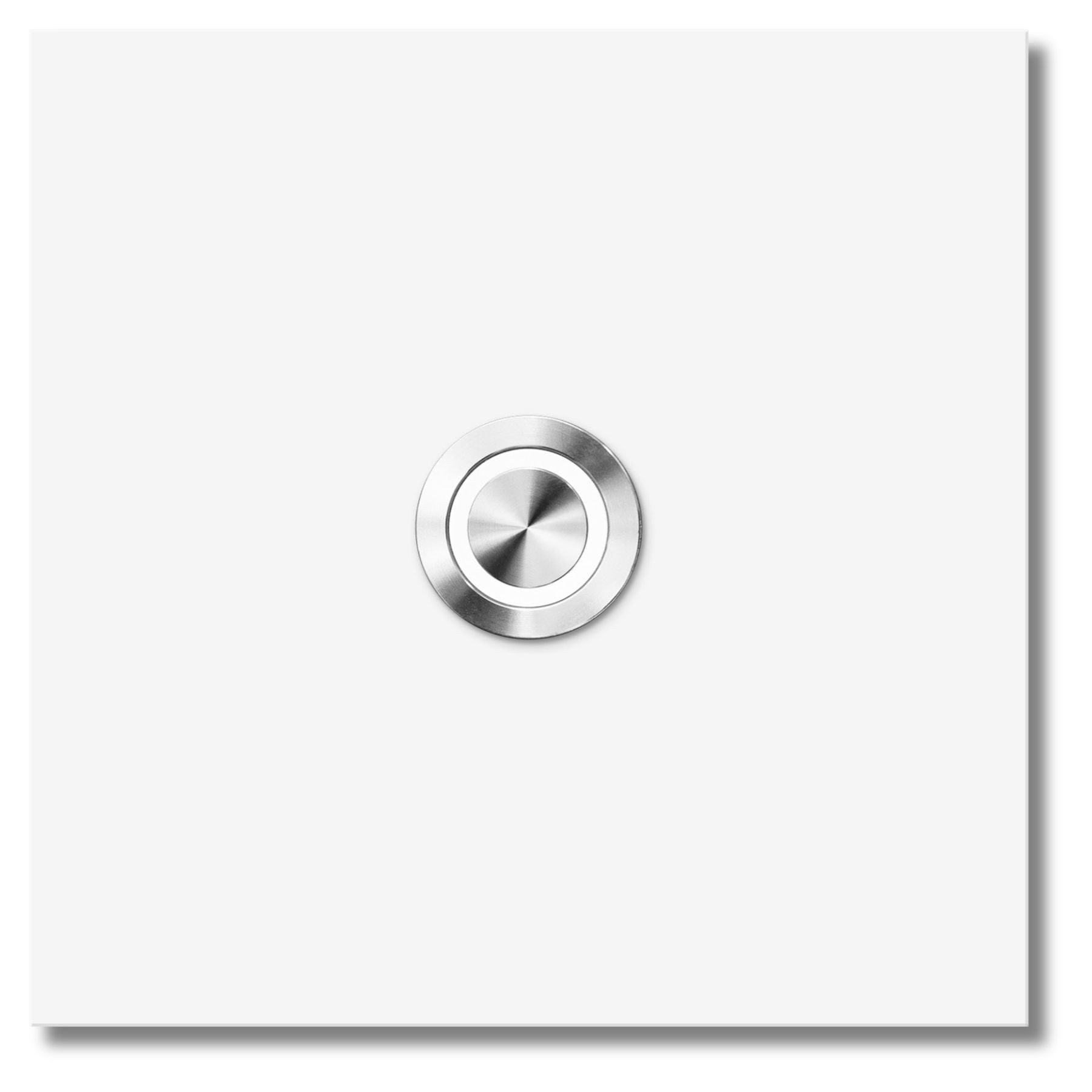 MOCAVI Türklingelknopf Türklingel MO-Ring 187 weiß LED 8,5 cm