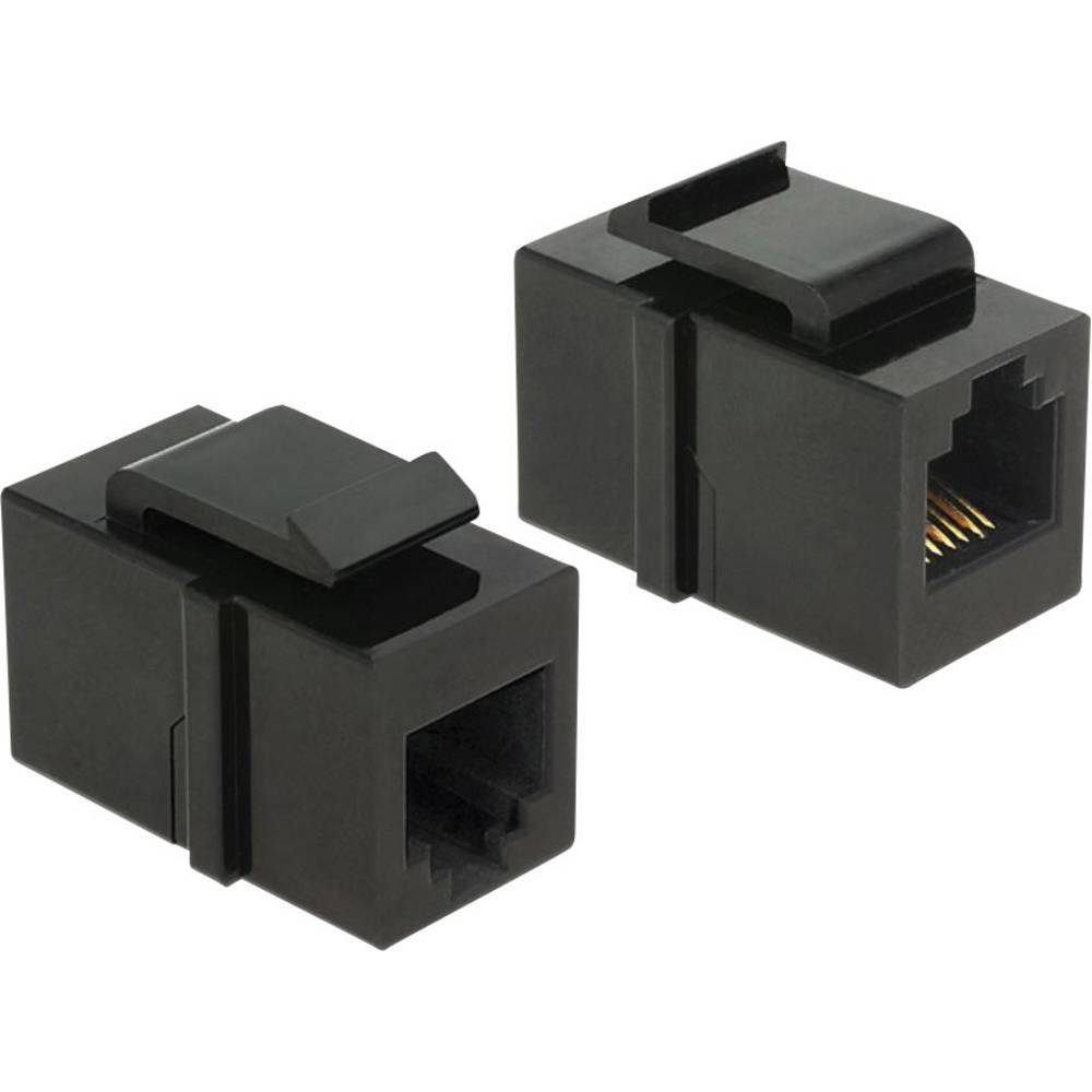 Keystone Modul RJ12 Buchse > RJ12 Buchse Cat.3 Netzwerk-Adapter