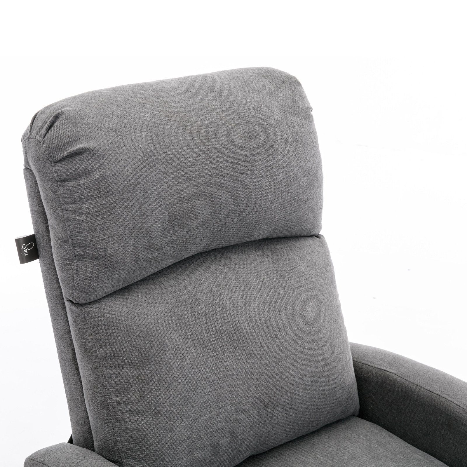 SVITA Relaxsessel LEX, weich gepolstert, | ergonomisch Hellgrau hoher geformt, Hellgrau Sitzkomfort