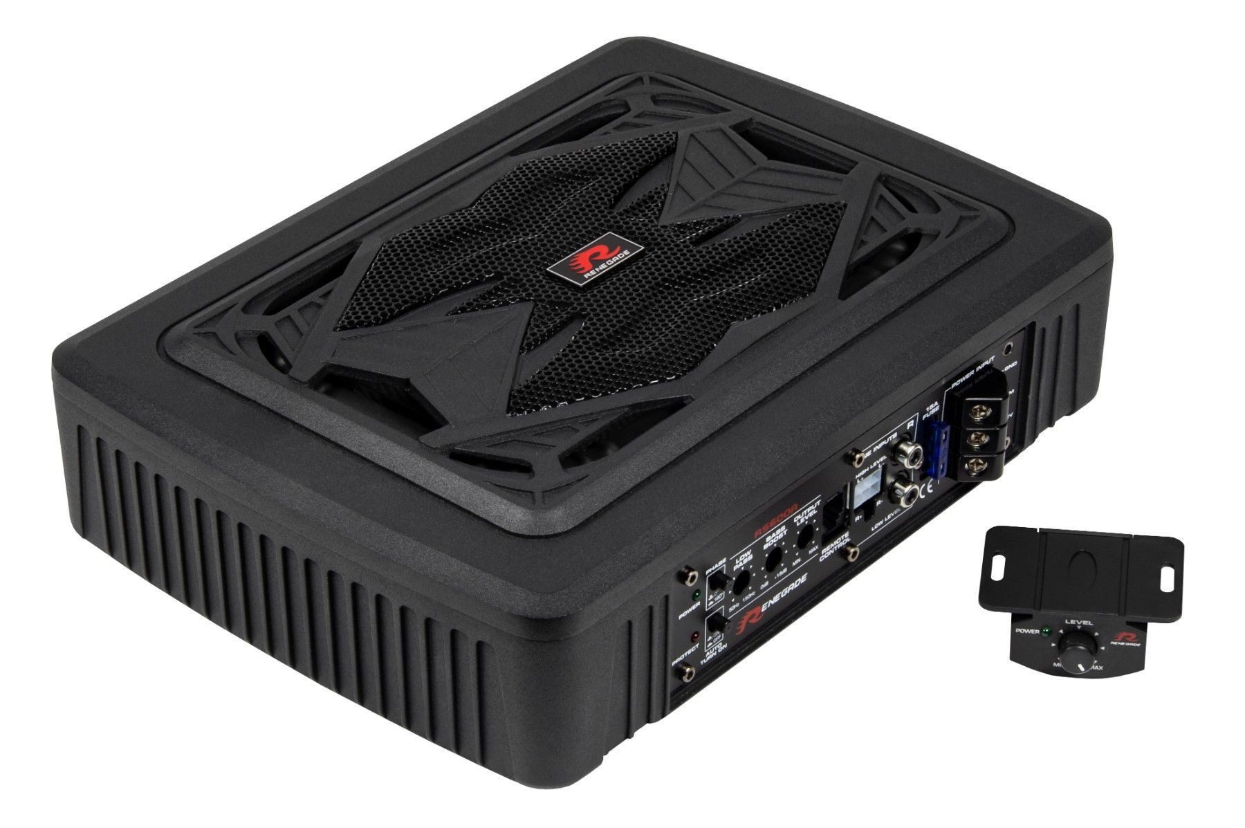 Renegade RS600A Untersitz 250 Watt Aktiv Auto-Subwoofer