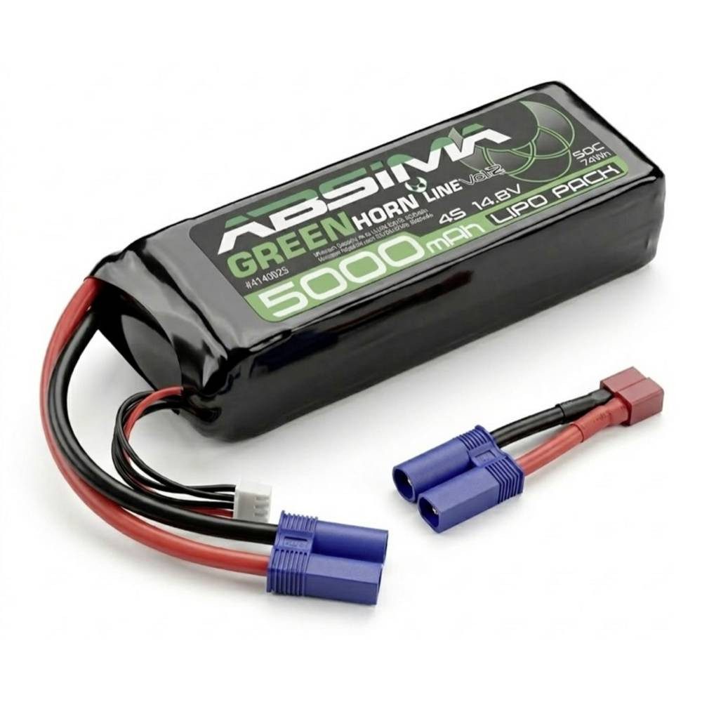 Absima Modellbau-Akkupack (LiPo) 14.8 V 5000 mAh Zellen-Zahl: 3 Softcase EC5 Akku