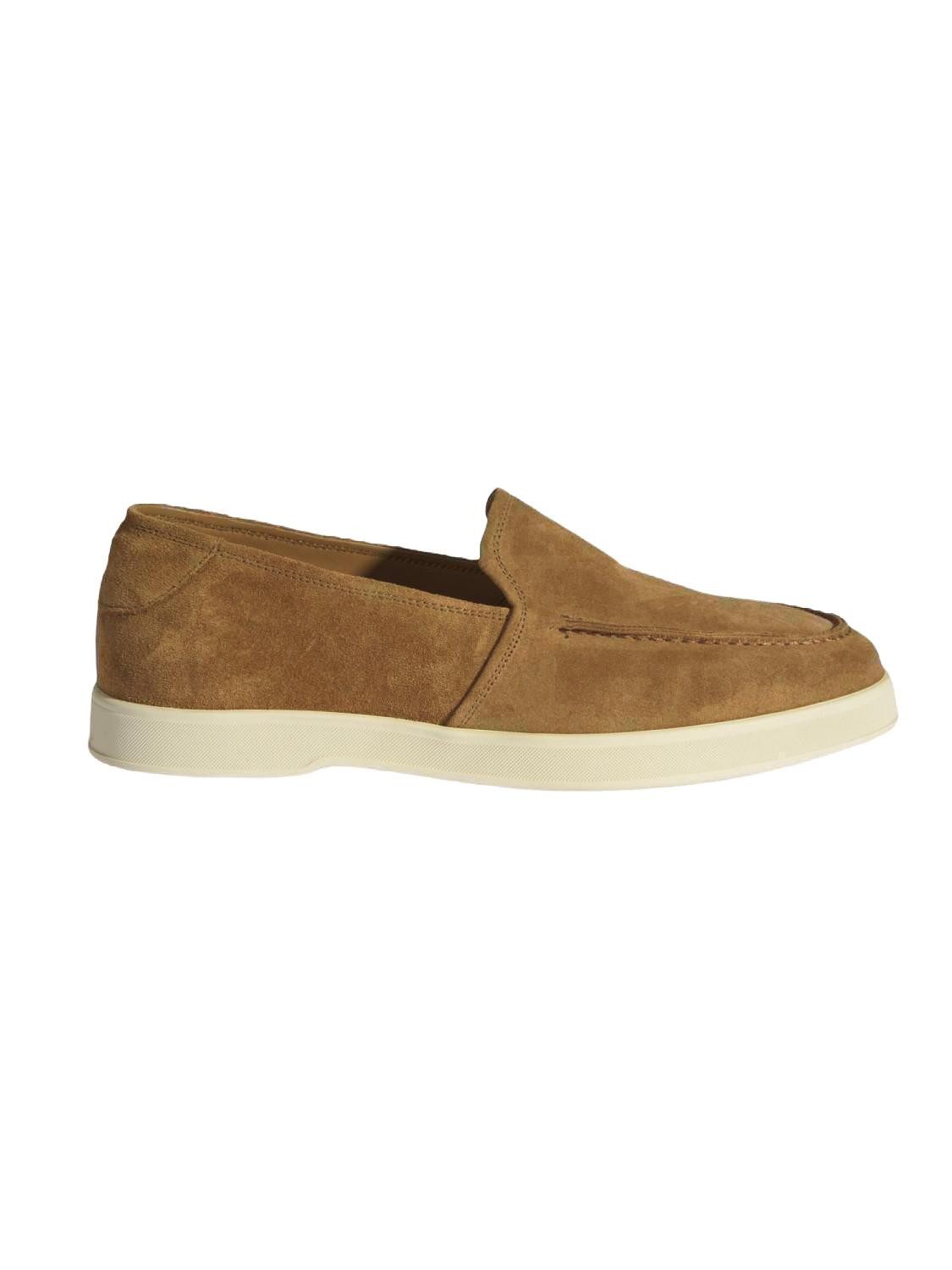 Desa Herren-Slipper – Obermaterial aus Wildleder, Lederfutter, flacher Abs günstig online kaufen