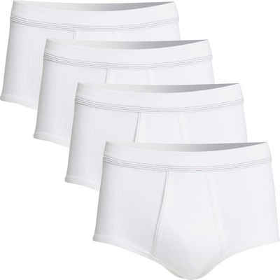 conta Slip Herren-Slip 4er-Pack Doppelripp Uni