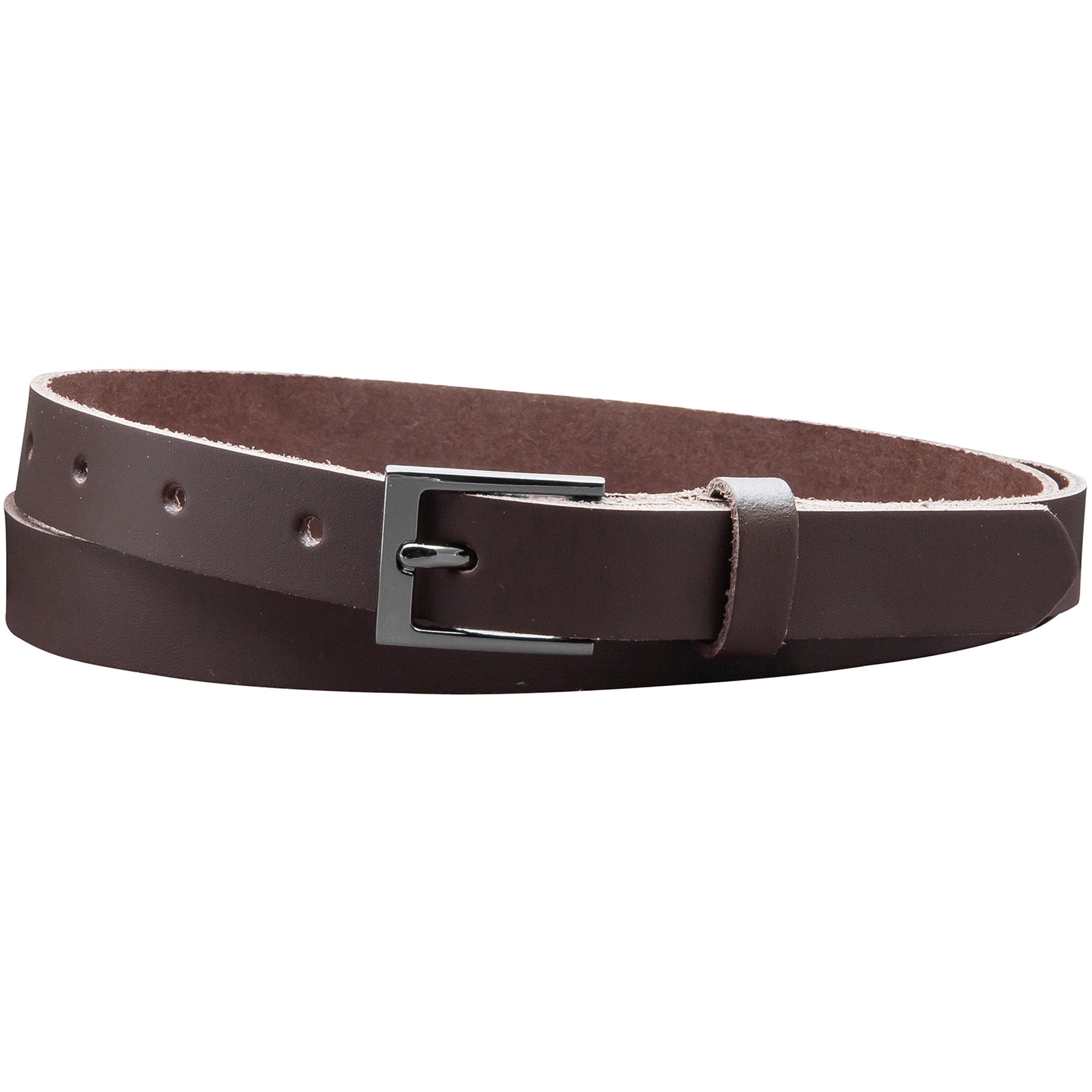 COLOGNEBELT Ledergürtel A7-SL echtes Leder, schmal, Damengürtel