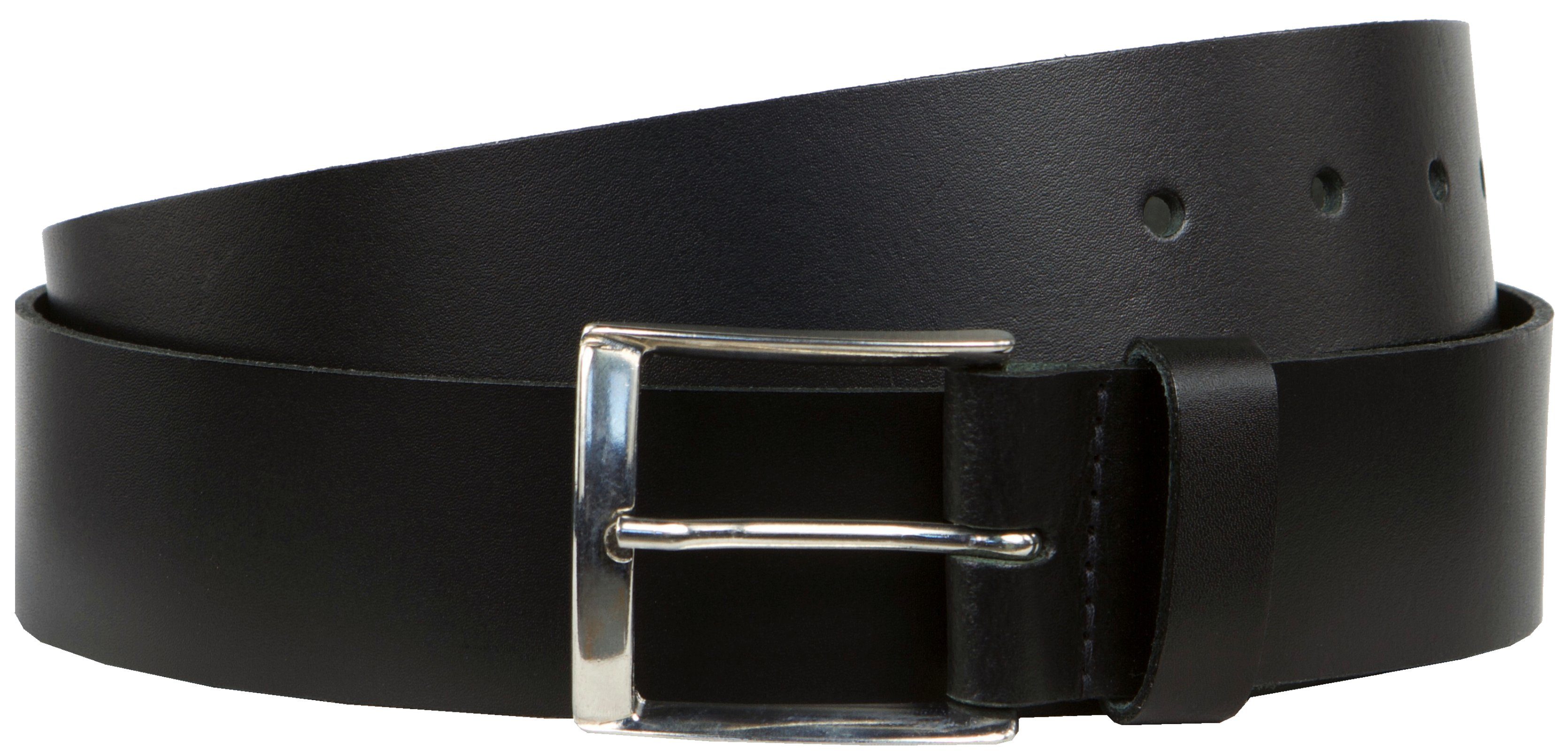 Ledergürtel Herren Gürtel Leder Herrengürtel G0002/3 Hochwertige Schnalle