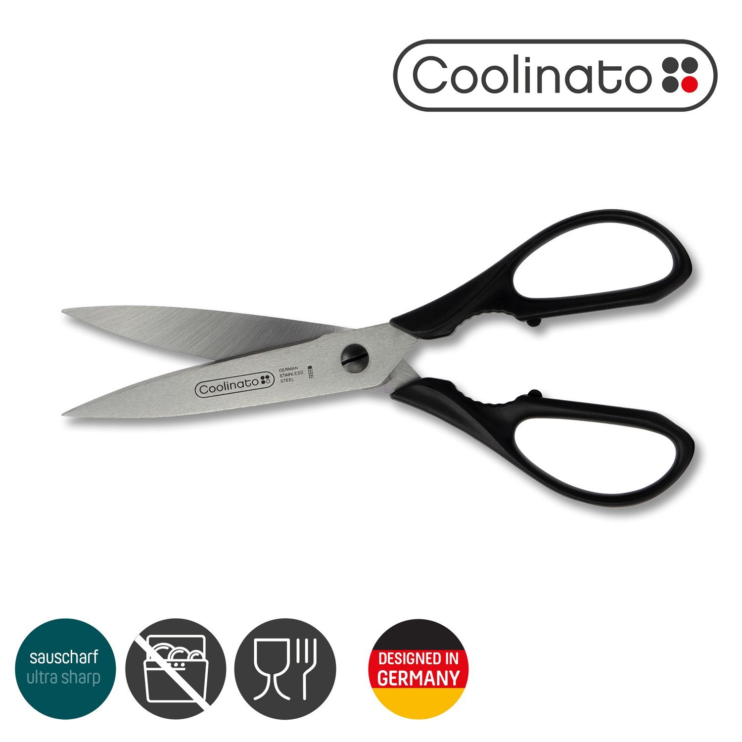 Coolinato Haushaltsschere XL scharf 23cm, (Scherenset), Vielzweckschere extra