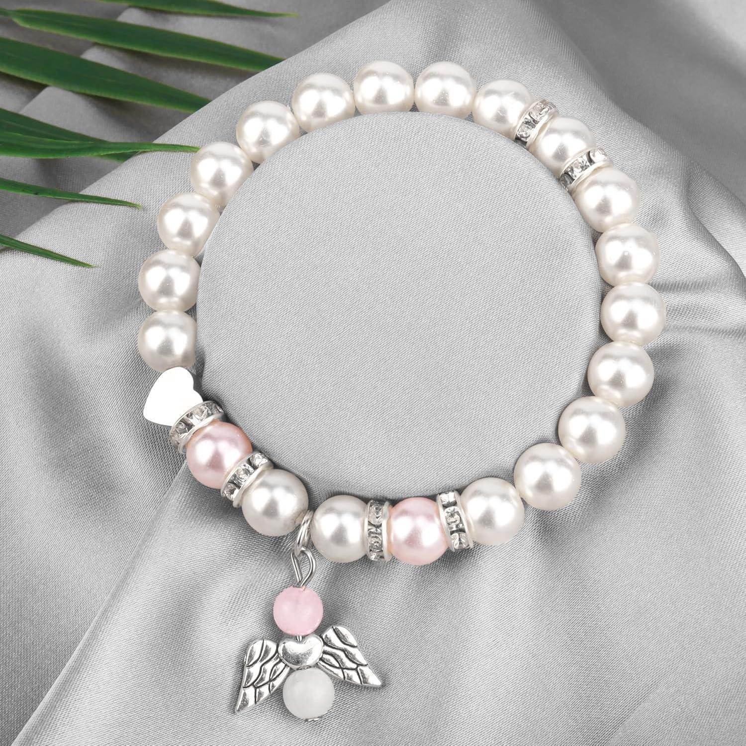 Shoppawhile Charm-Armband Geschenk Einschulung Mädchen Schulkind 2024 Armband Glücksbringer