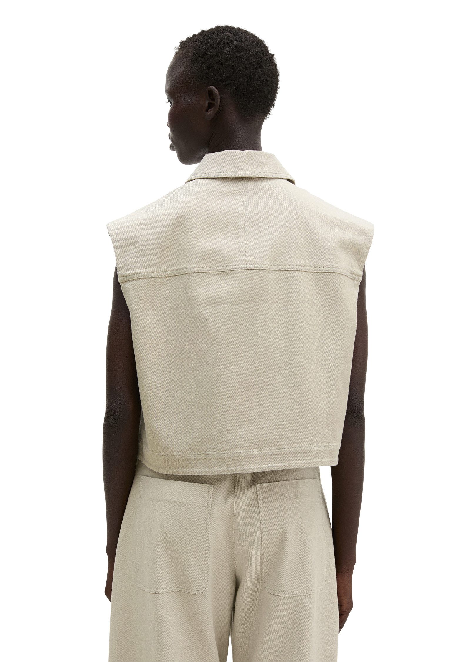 Marc O'Polo Anzugweste aus Baumwoll-Twill-Stretch