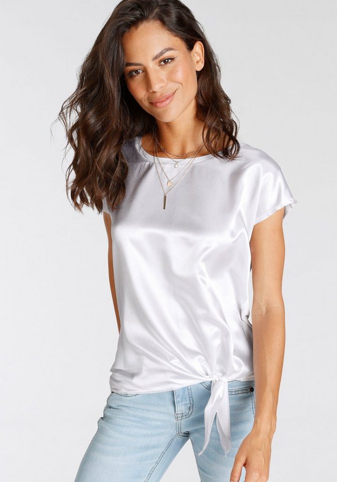 Laura Scott Shirtbluse mit Knoten-Detail