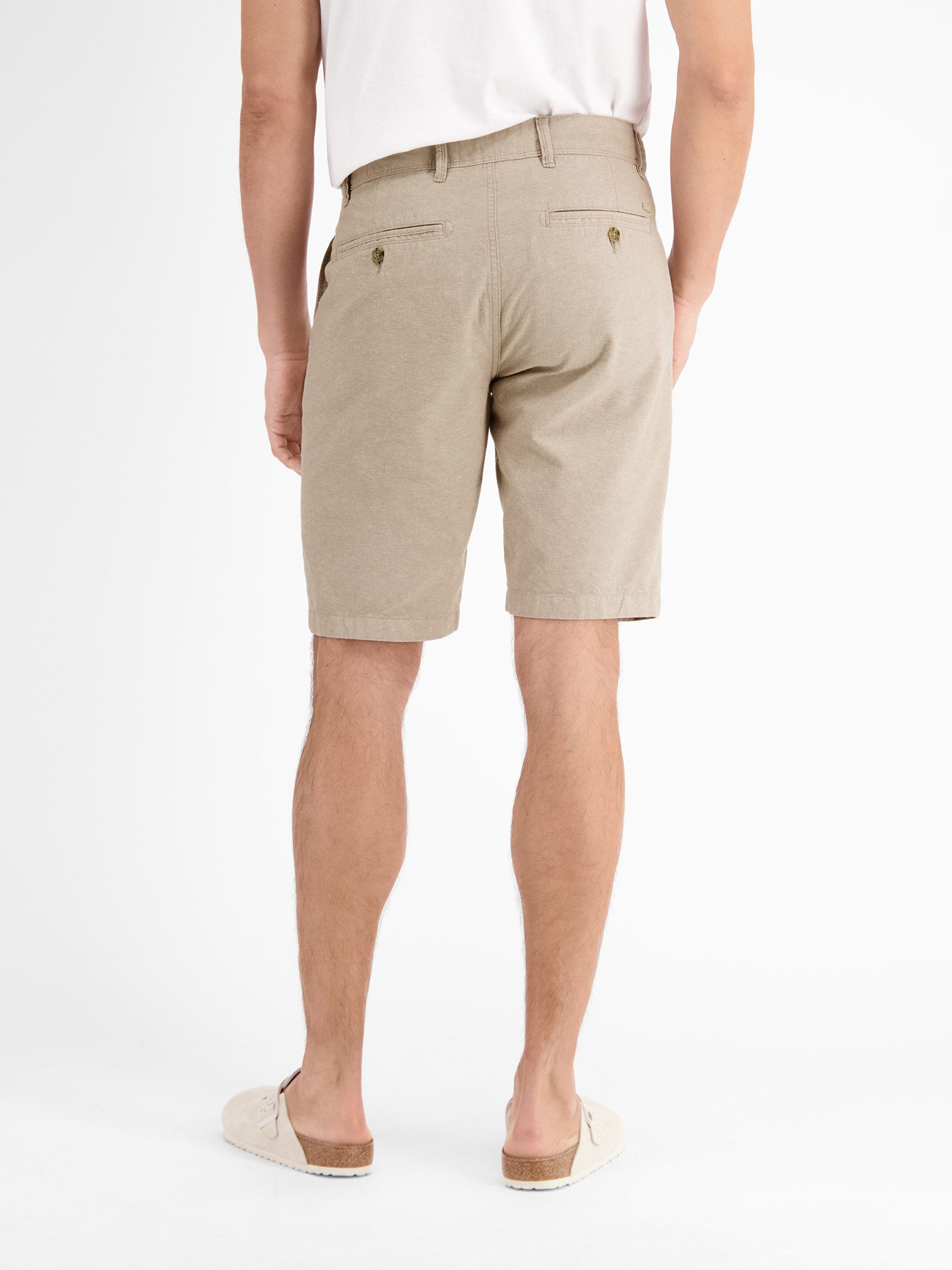 LERROS Chinoshorts Chino-Bermuda mit Leinenanteil