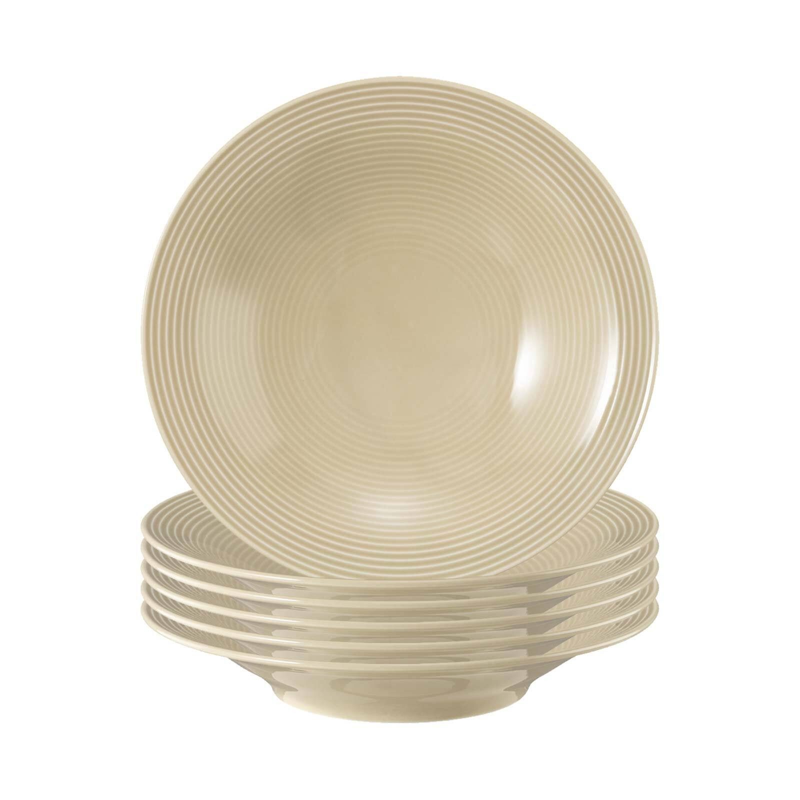 Seltmann Weiden Suppenteller Beat Color Glaze Suppenteller ø 22,5 cm 6er Set, (6 St)