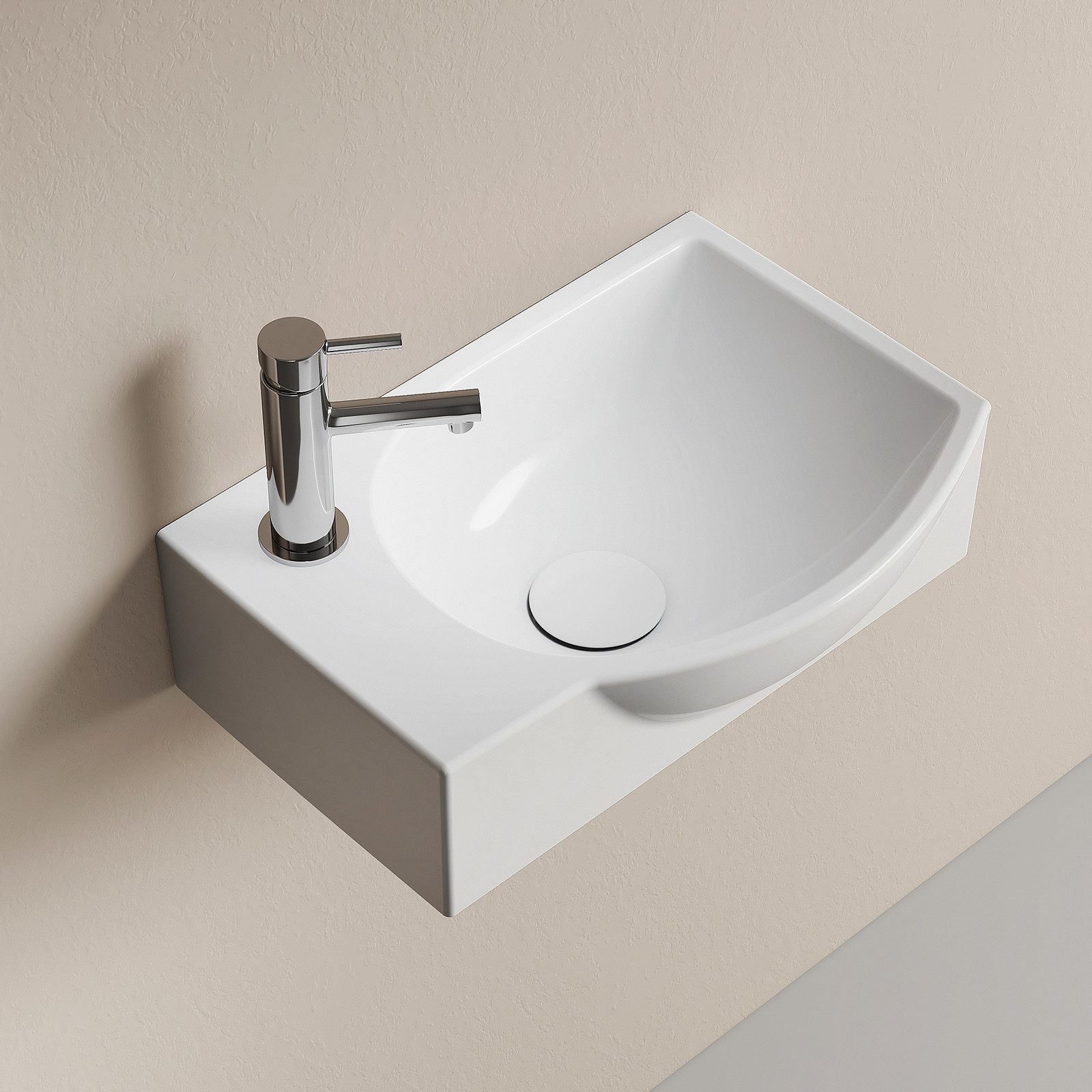 EMKE Aufsatzwaschbecken Aufsatzwaschtisch Wandmontage Waschtisch für günstig online kaufen
