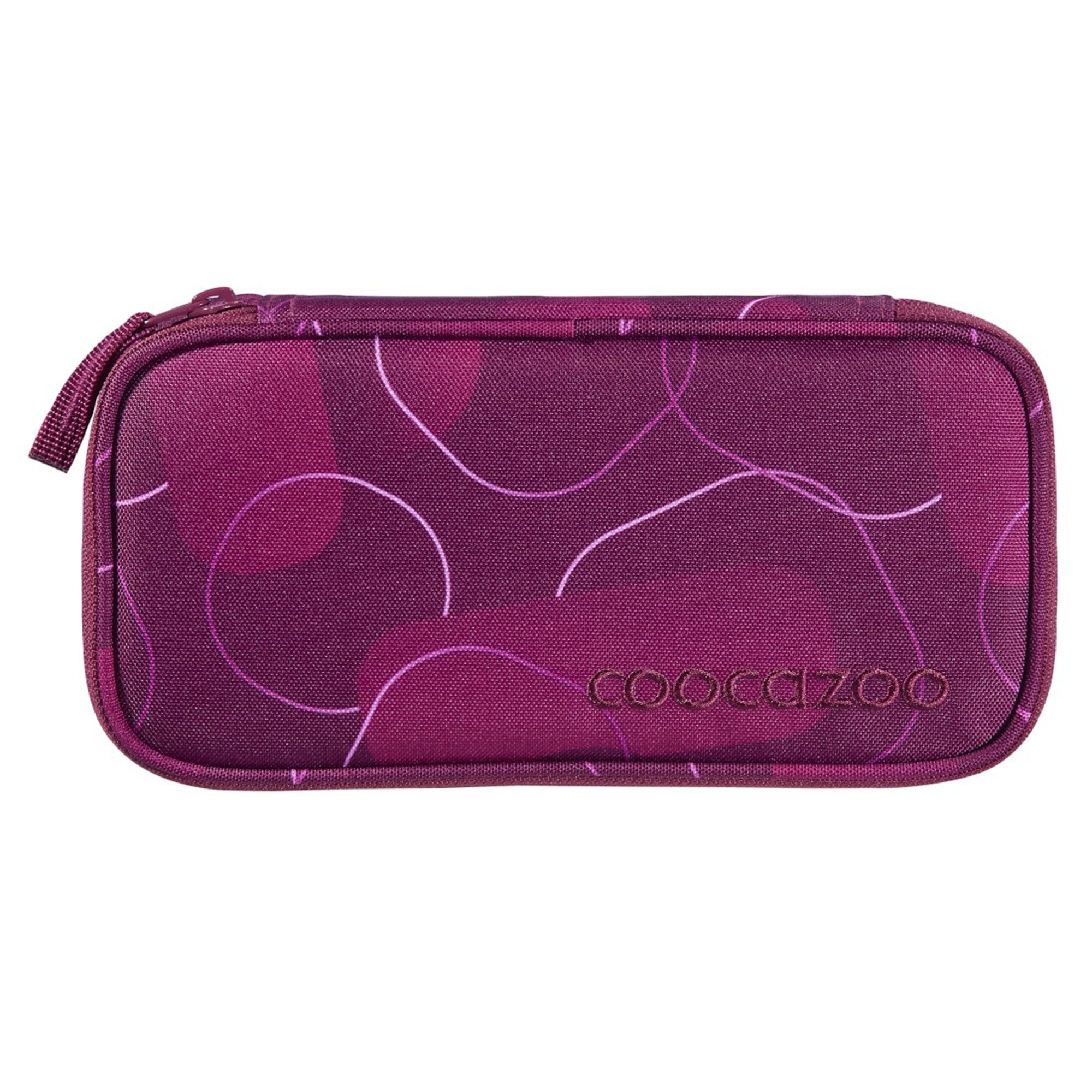 coocazoo Schulranzen Schulrucksack-Set PORTER Berry Bubbles Follow Me (4-tlg)