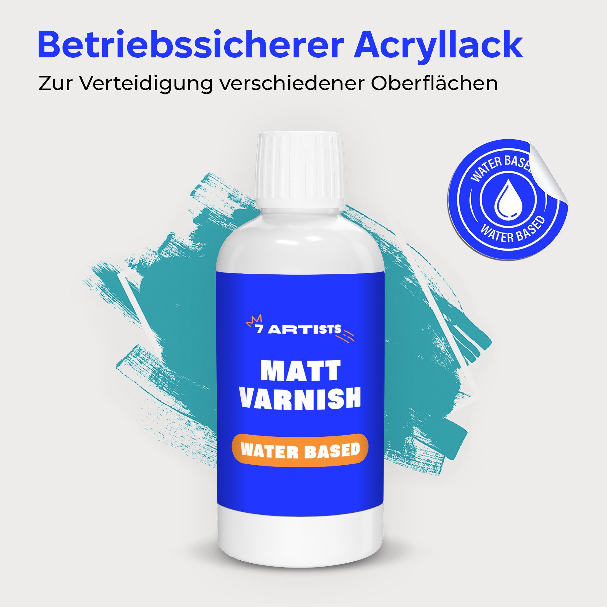 7 Artists Klarlack 7 Artists Acryllack Matt/Glänzend – 120–1000 ml, Wasserbasiert, 120 - 1000 ml