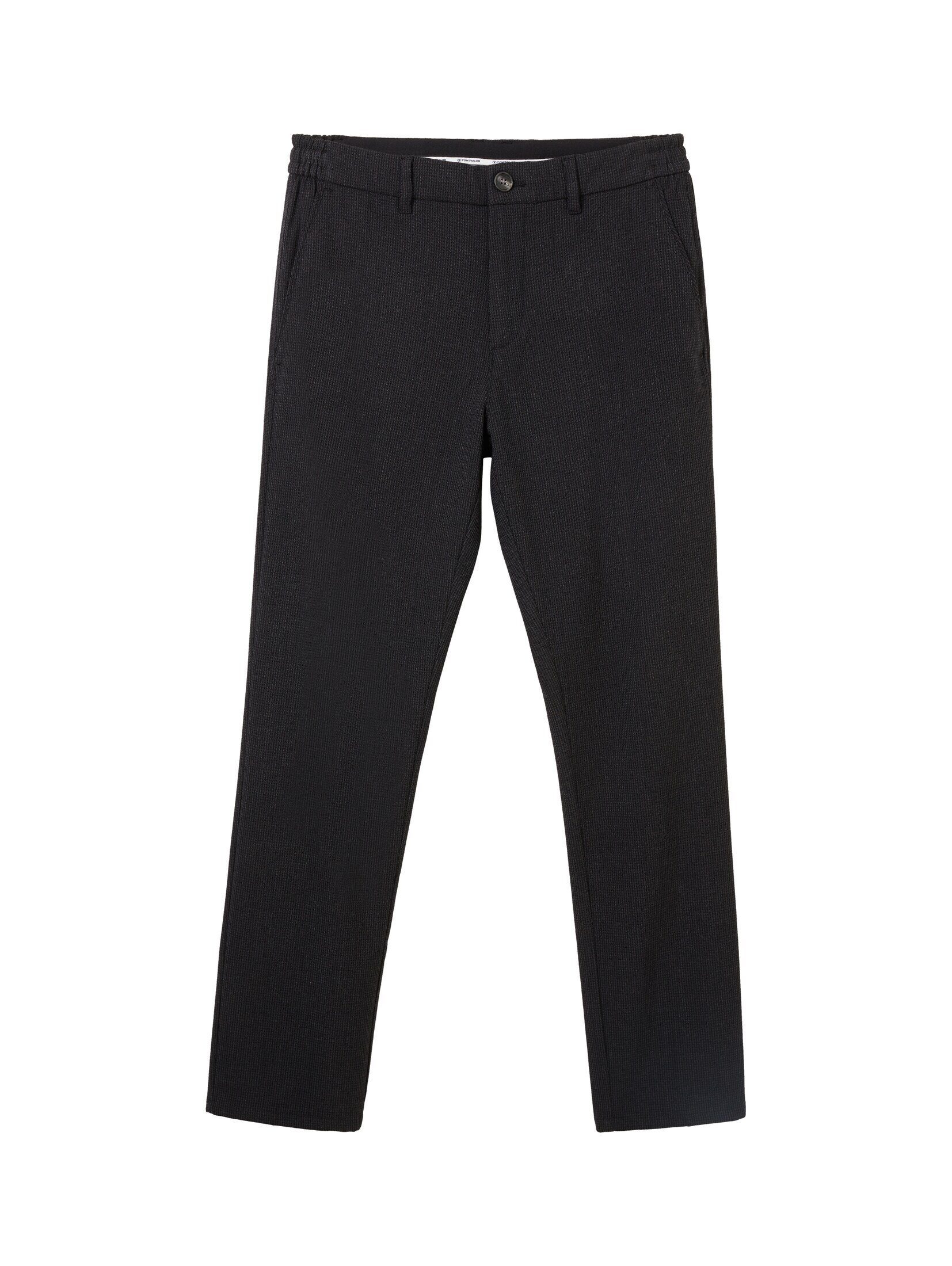 TAILOR Chinohose structure TOM black Chino Regular dotted