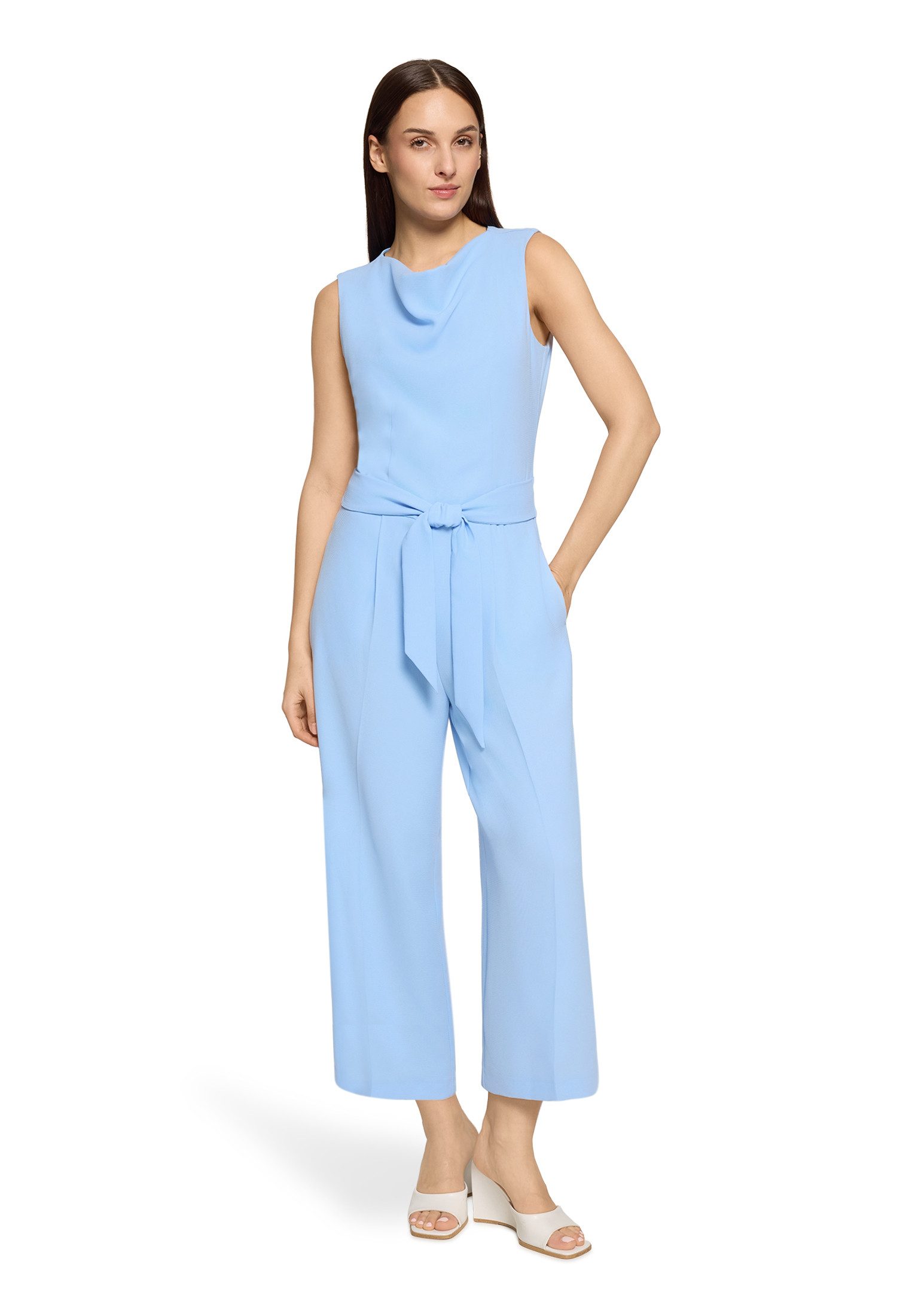 Betty&Co Overall Damen mit Wasserfallausschnitt (1-tlg)