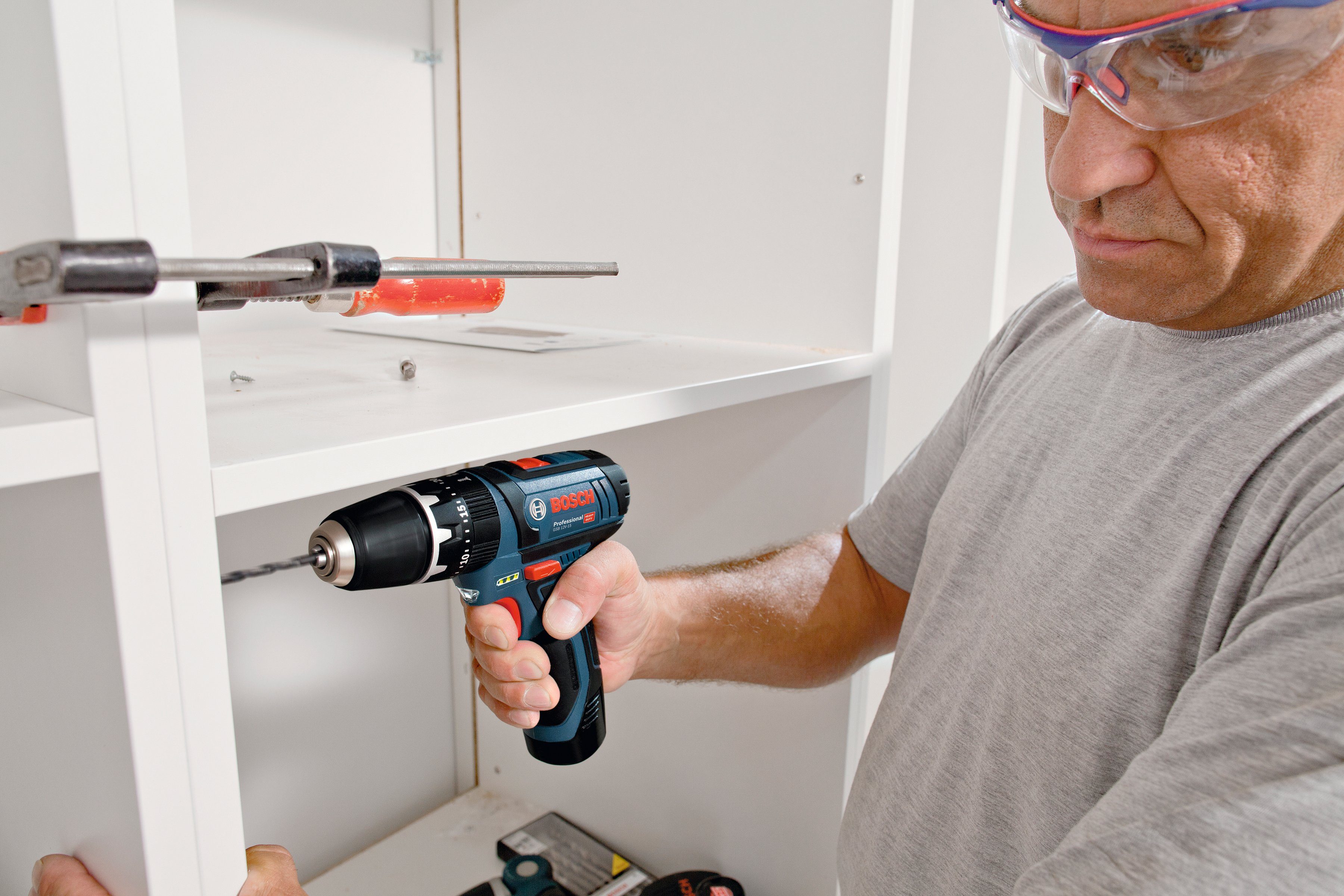 Bosch Professional Akku-Schlagbohrschrauber GSB 12V-15, max. 1300 U/min, Ohne Akku und Ladegerät – Bild 5 von 5