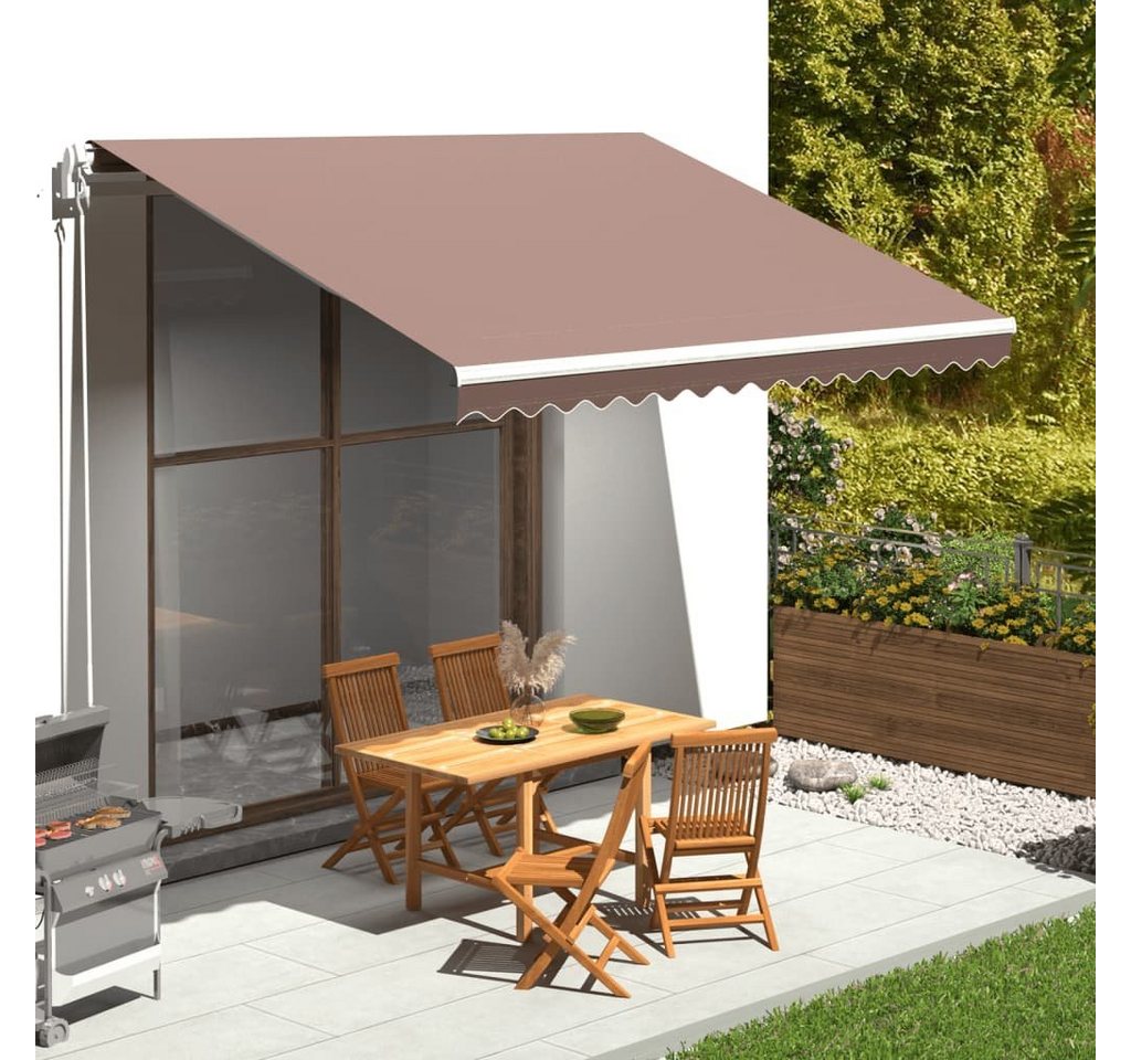 Thumbnail - furnicato Markise Markisenbespannung Braun 4x3,5 m (1-St)