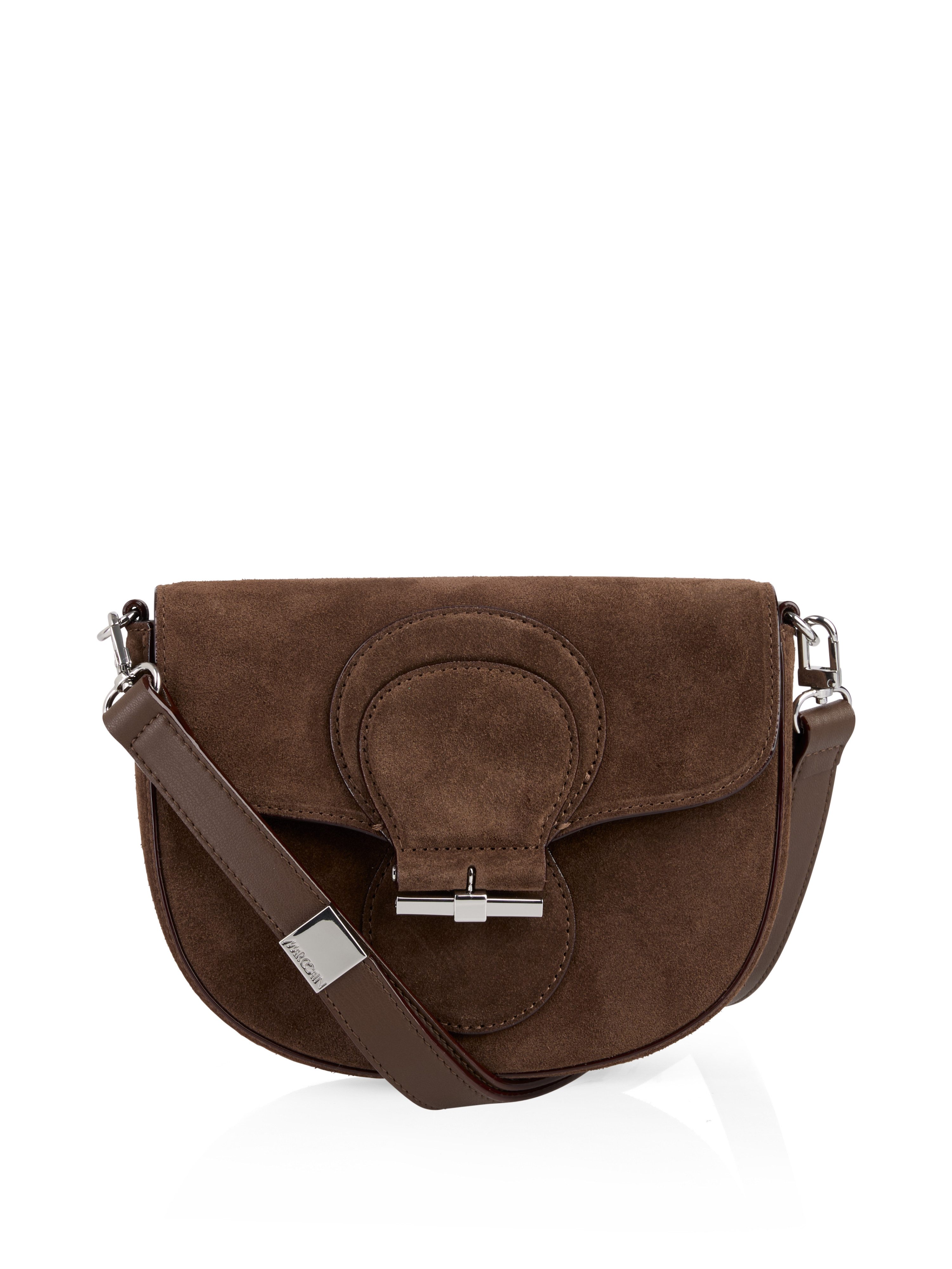 Marc Cain Umhängetasche Collections Mystic Plumage, Saddlebag, Schultertasche mit abnehmbarem, verstellbarem Umhängeriemen