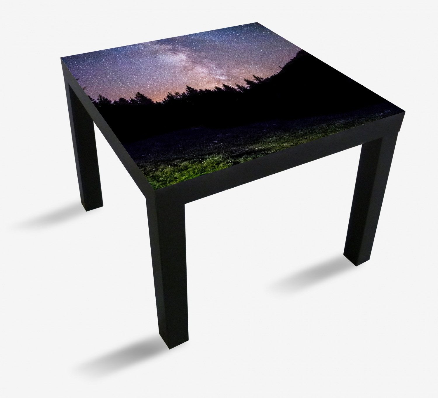 Wallario Tischplatte Pfad zur Milchstraße (1 St), für Ikea Lack Tisch geeignet