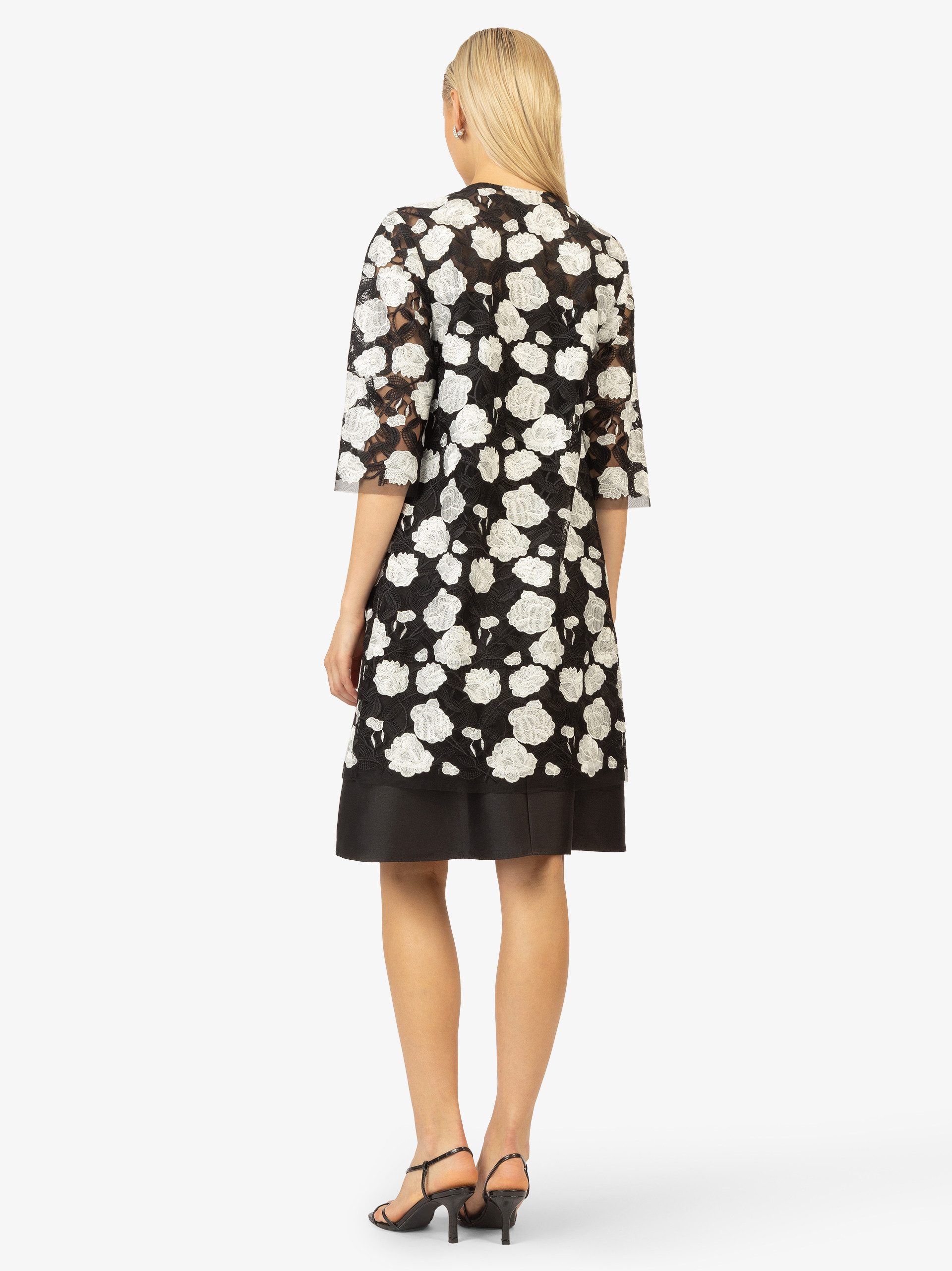 Kraimod Jackenblazer lang mit florales Muster