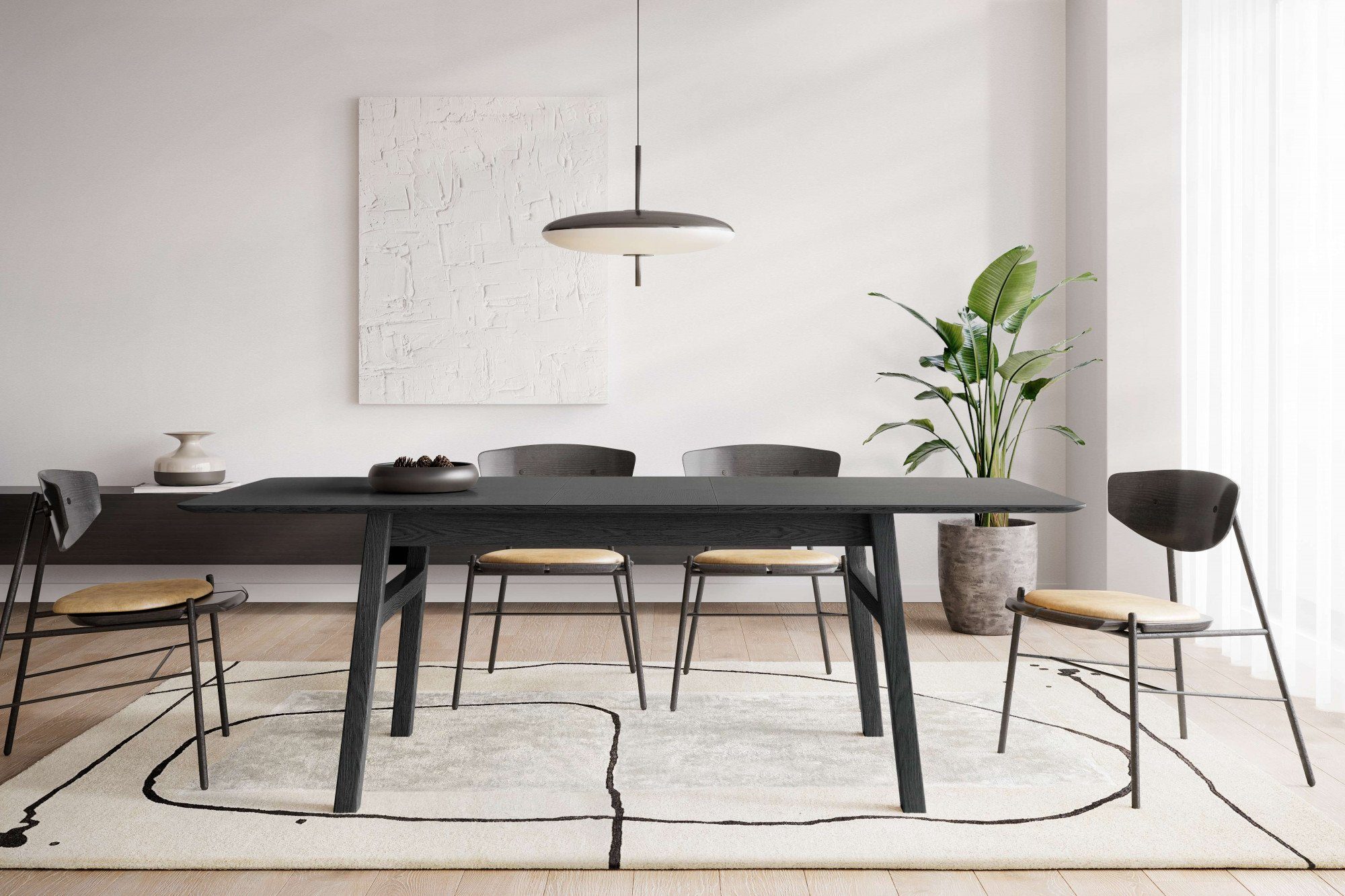 Woodman Esstisch Curved, Scandi Design, Breite günstig online kaufen