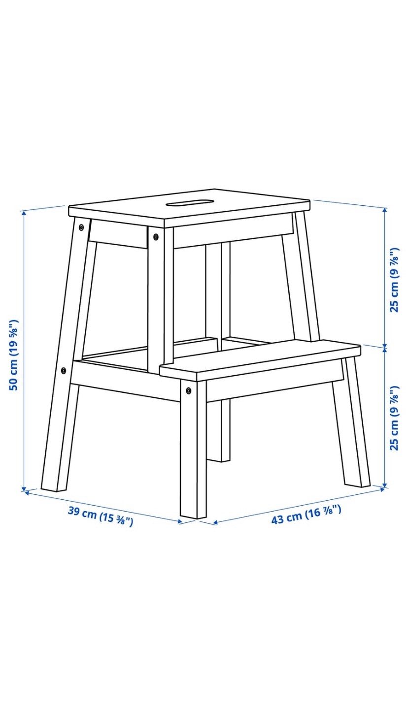 IKEA Tritthocker IKEA BEKVÄM Tritthocker 50 cm
