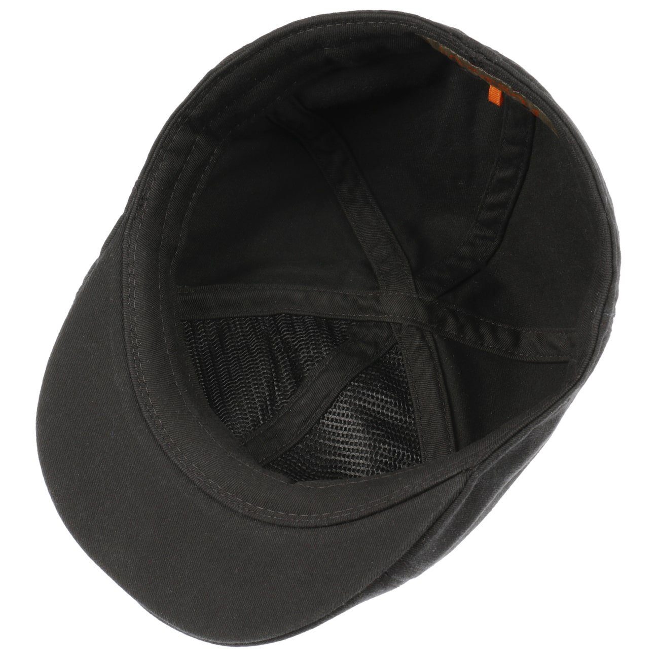 Cap (1-St) Flat Stetson schwarz Schirmmütze mit Schirm