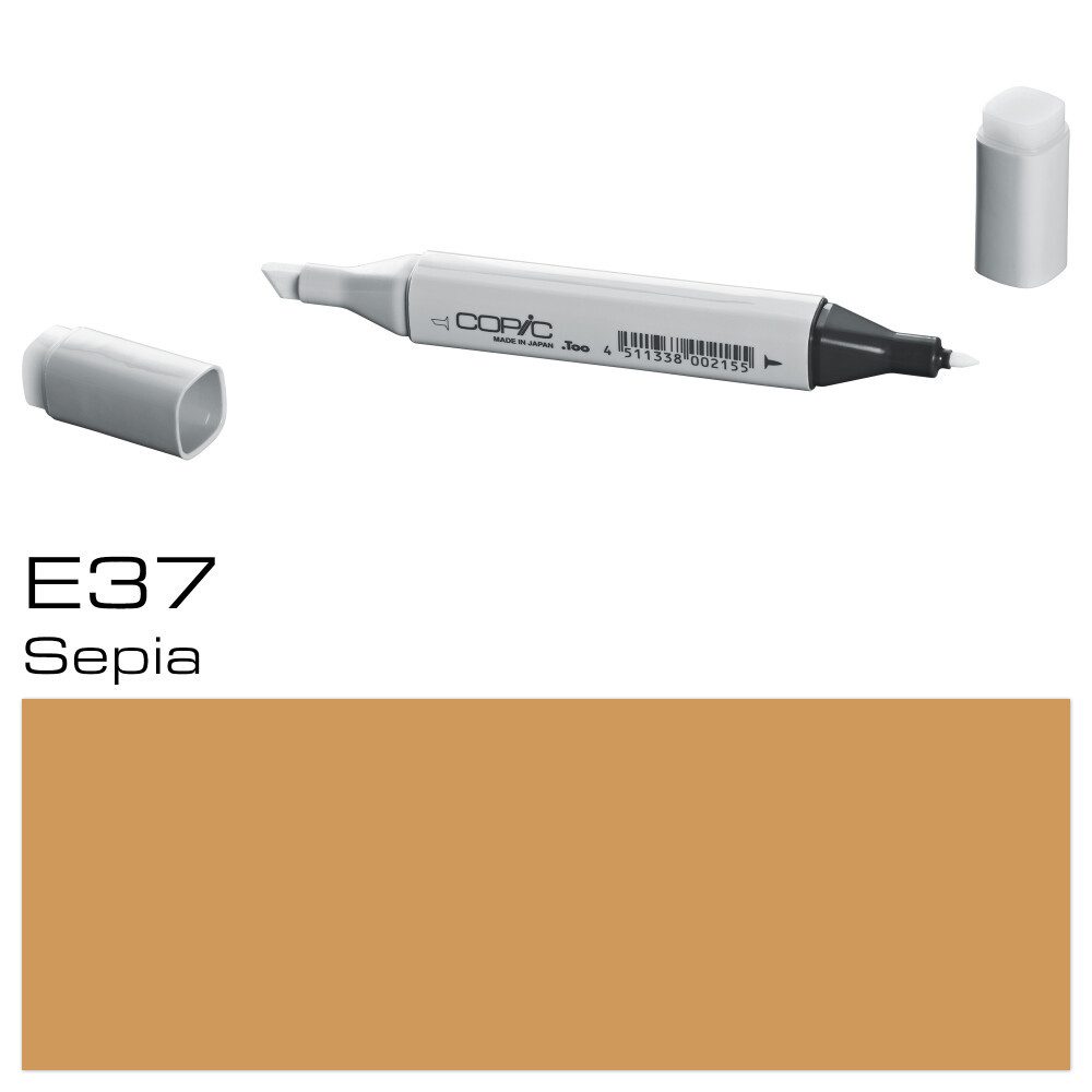 Thumbnail - COPIC Marker Marker E37, Sepia - Layoutmarker für Grafiker und Designer, (1-tlg)