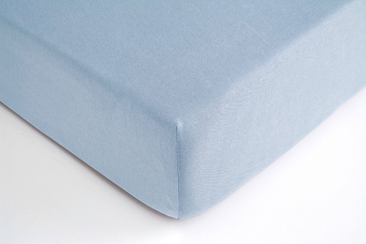 Hometex Premium Textiles Spannbettlaken Jersey Spannbettlaken 100% Baumwolle, Jersey, Gummizug: Rundumgummizug, Premium-Jersey Matratzenhöhe bis 23 cm – Bild 2 von 5
