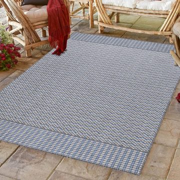 Teppich Outdoor Teppich Stefano Grau, Teppich Boss, rechteckig, Höhe: 5 mm