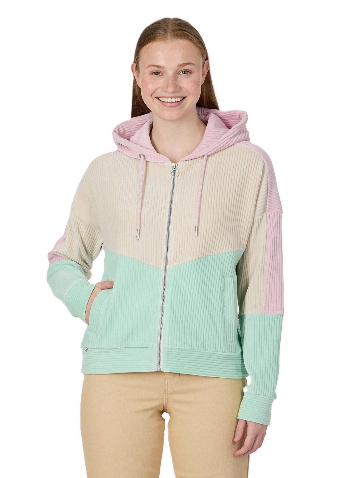 Ragwear Strickfleecejacke QUENY SWEAT CORDY