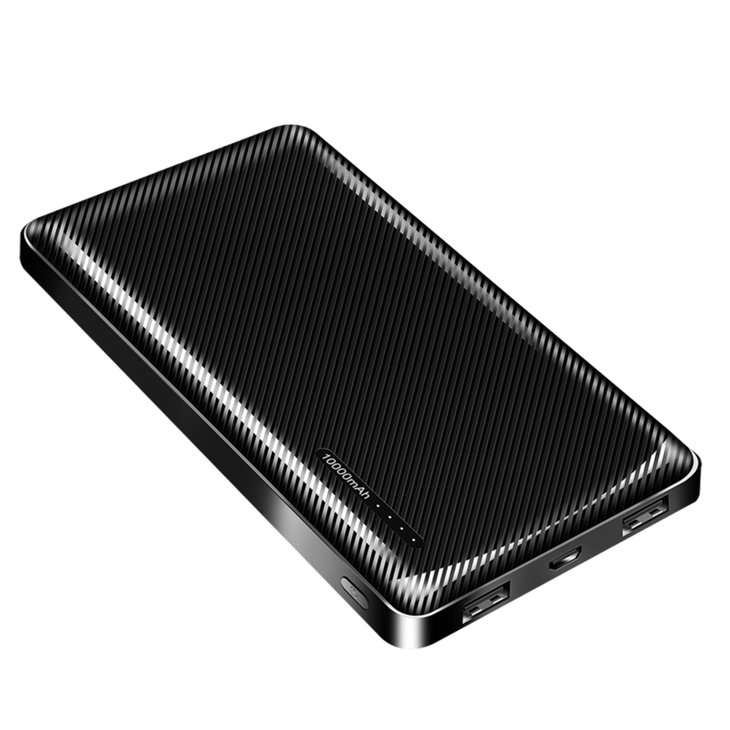 LogiLink Powerbank 10000mAh USB C 3 Geräte LED Ladeanzeige Powerbank Powerbank mit USB Anschlüssen 10000 mAh (5 V), 10000mAh USB C LED Anzeige 3 Geräte gleichzeitig kompakt