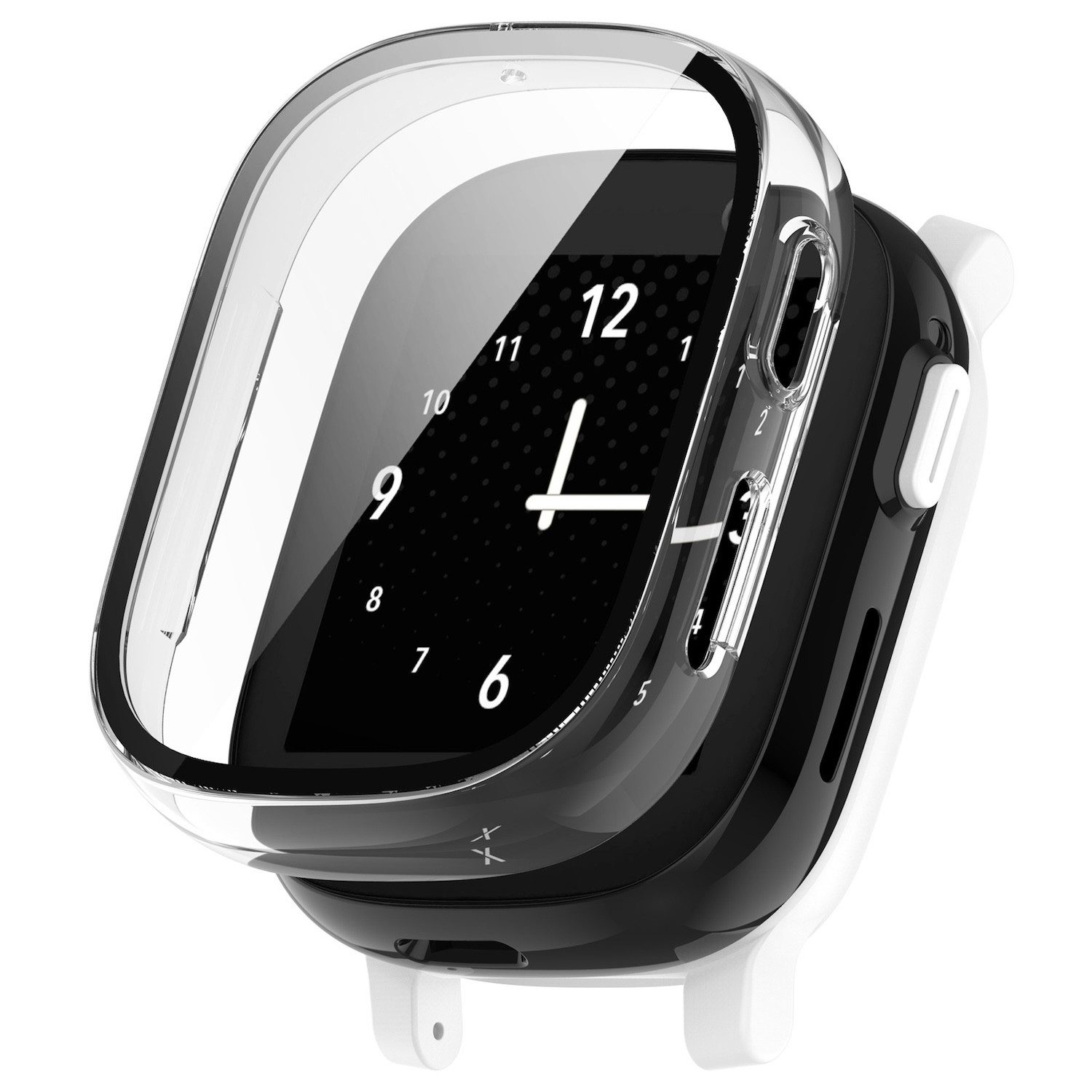 Wigento Smartwatch-Hülle Für Xplora X6 Play / X6 Children Schutz Hülle + 3D Glas Transparent