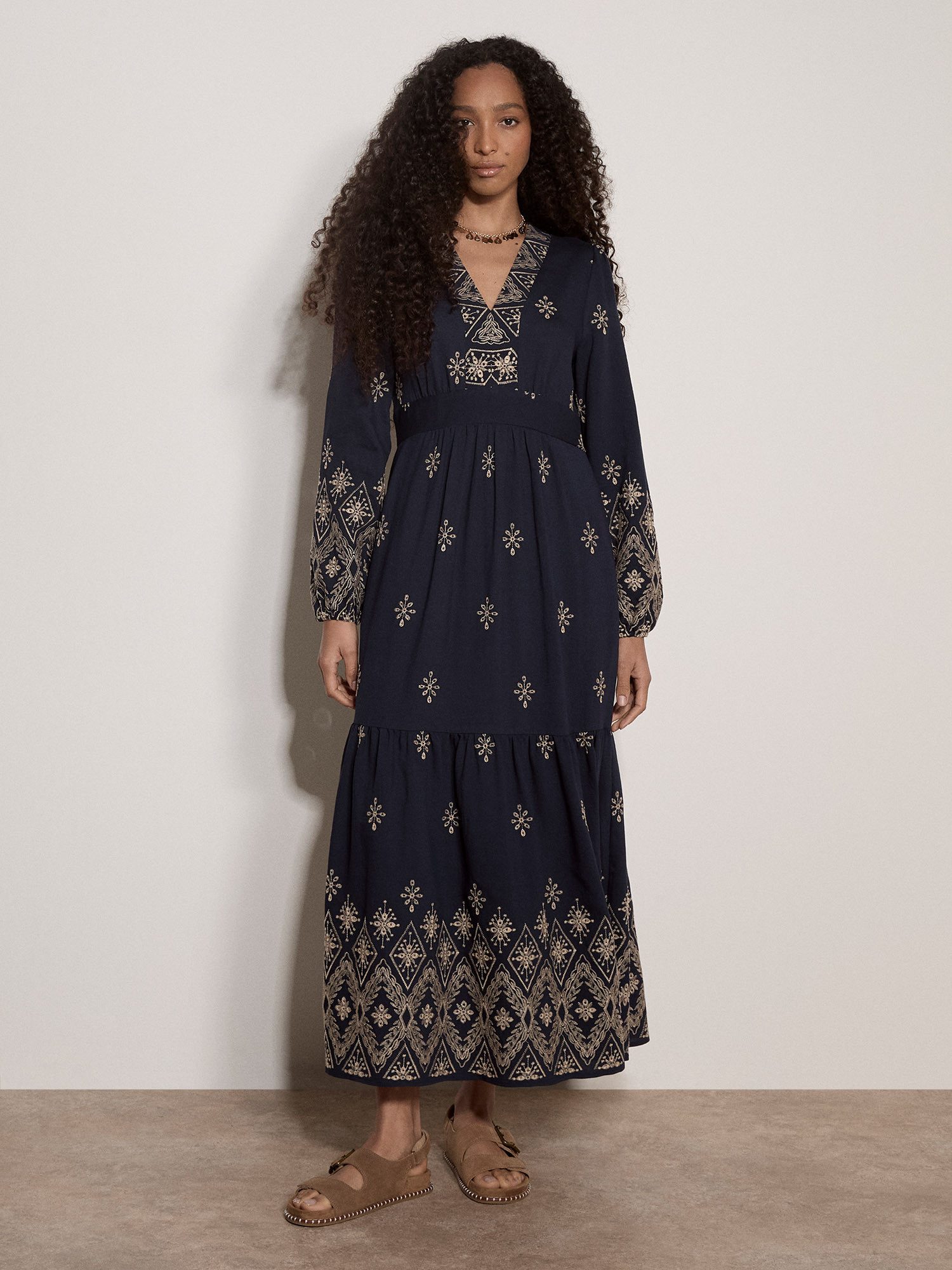Maxikleid Boho-Maxikleid